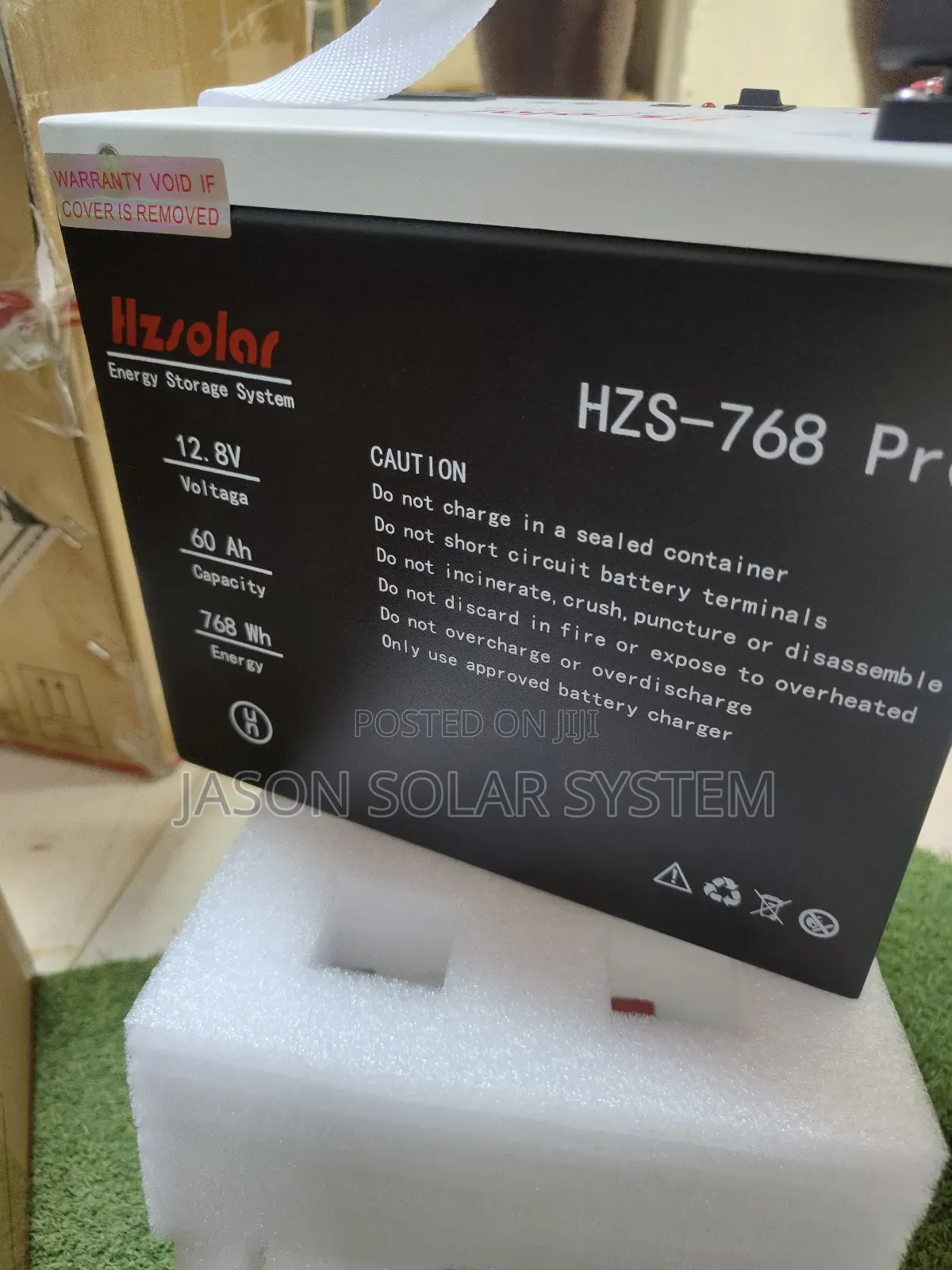 Hzsolar 768wh 60ah 12.8volts Lithium Battery