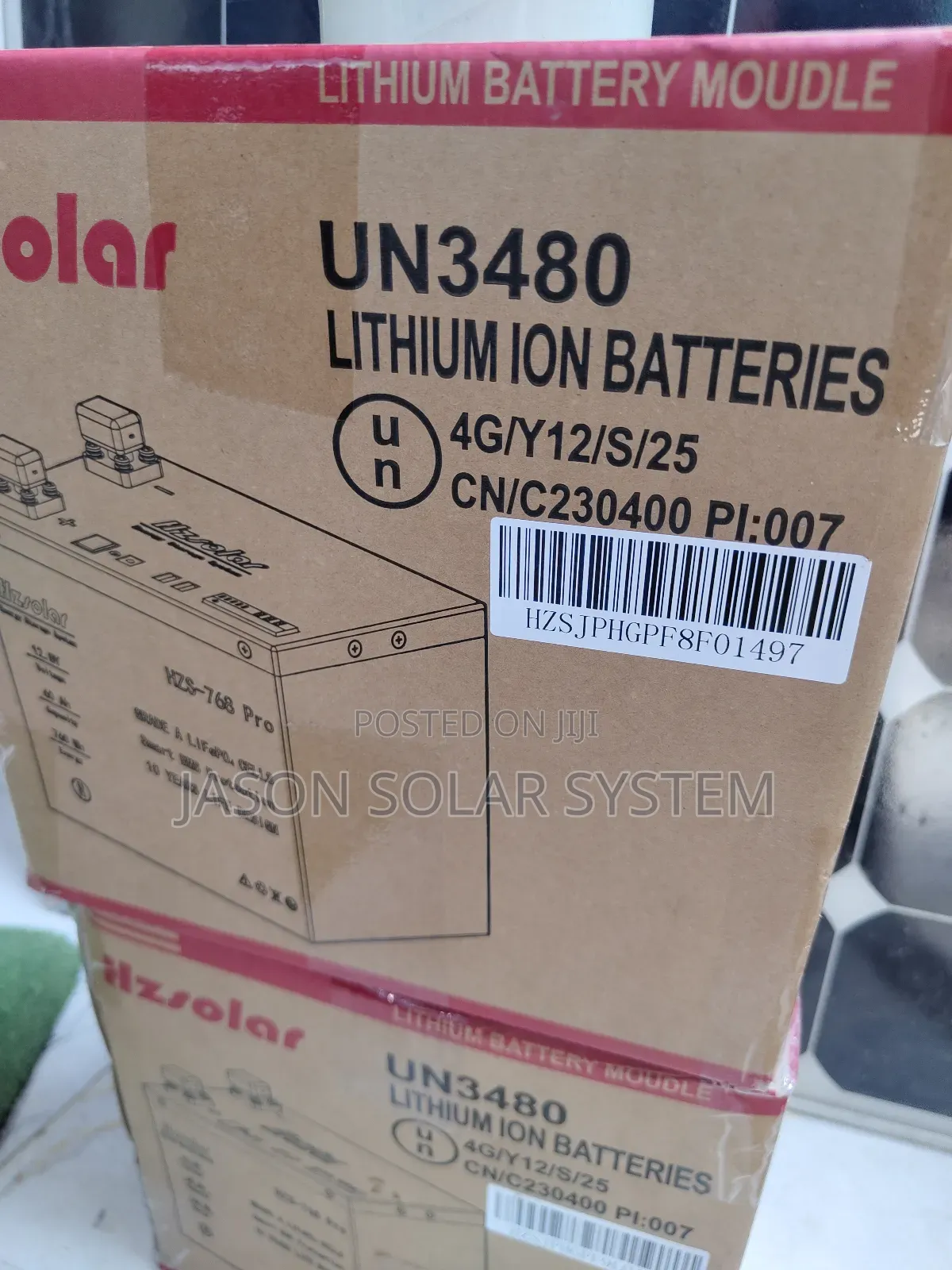 Hzsolar 768wh 60ah 12.8volts Lithium Battery
