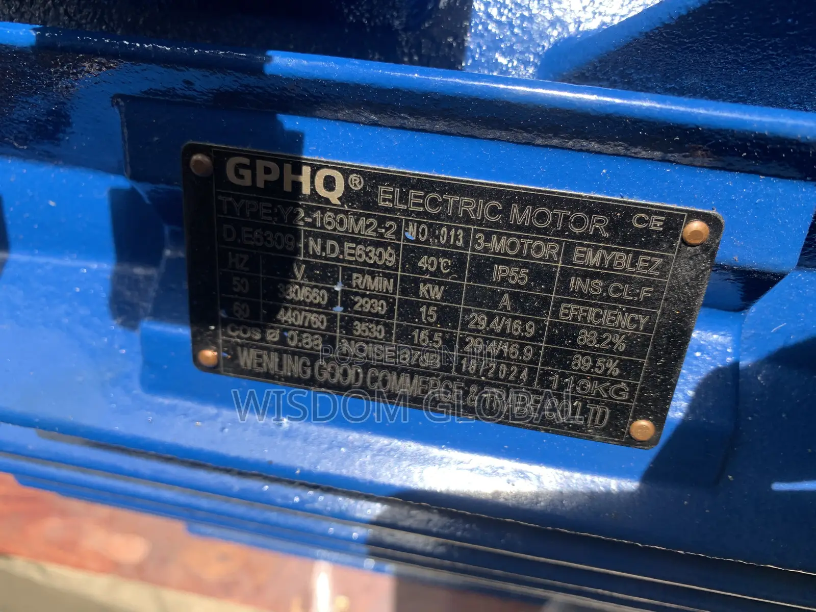 Original Electric Motor 15kw Is Available