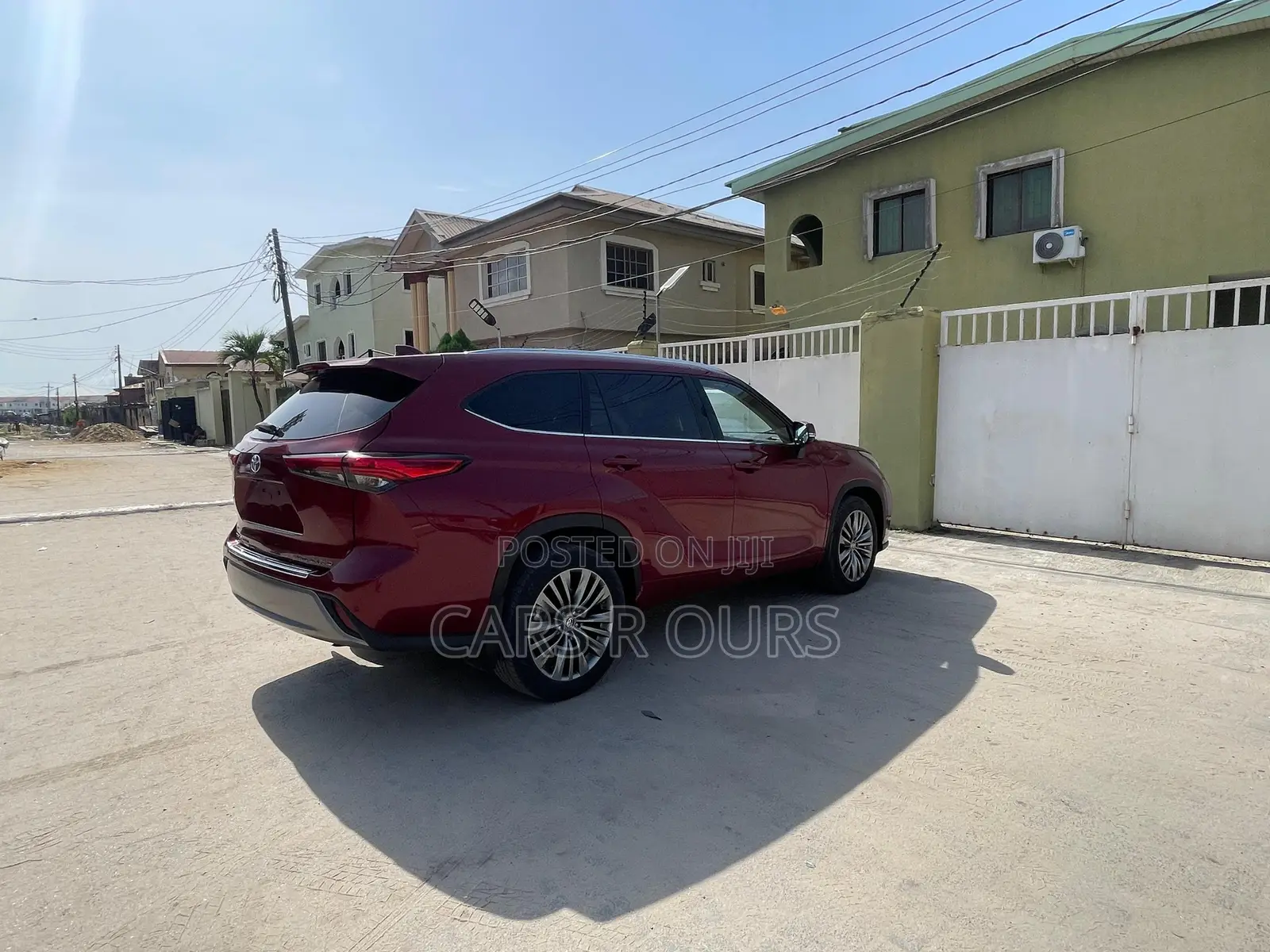 Toyota Highlander Platinum AWD 2020 Red