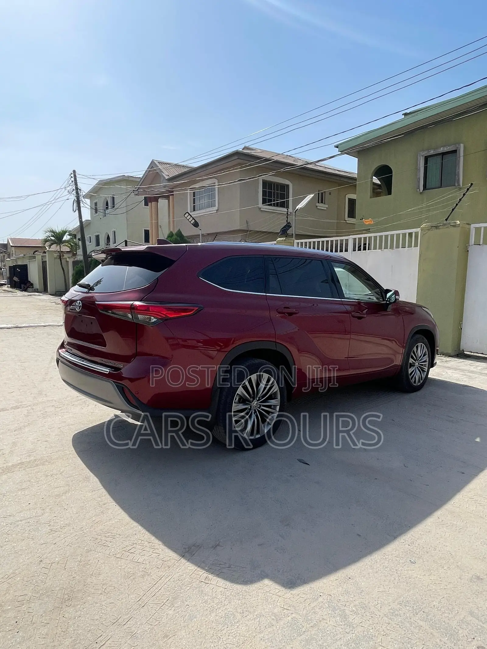 Toyota Highlander Platinum AWD 2020 Red