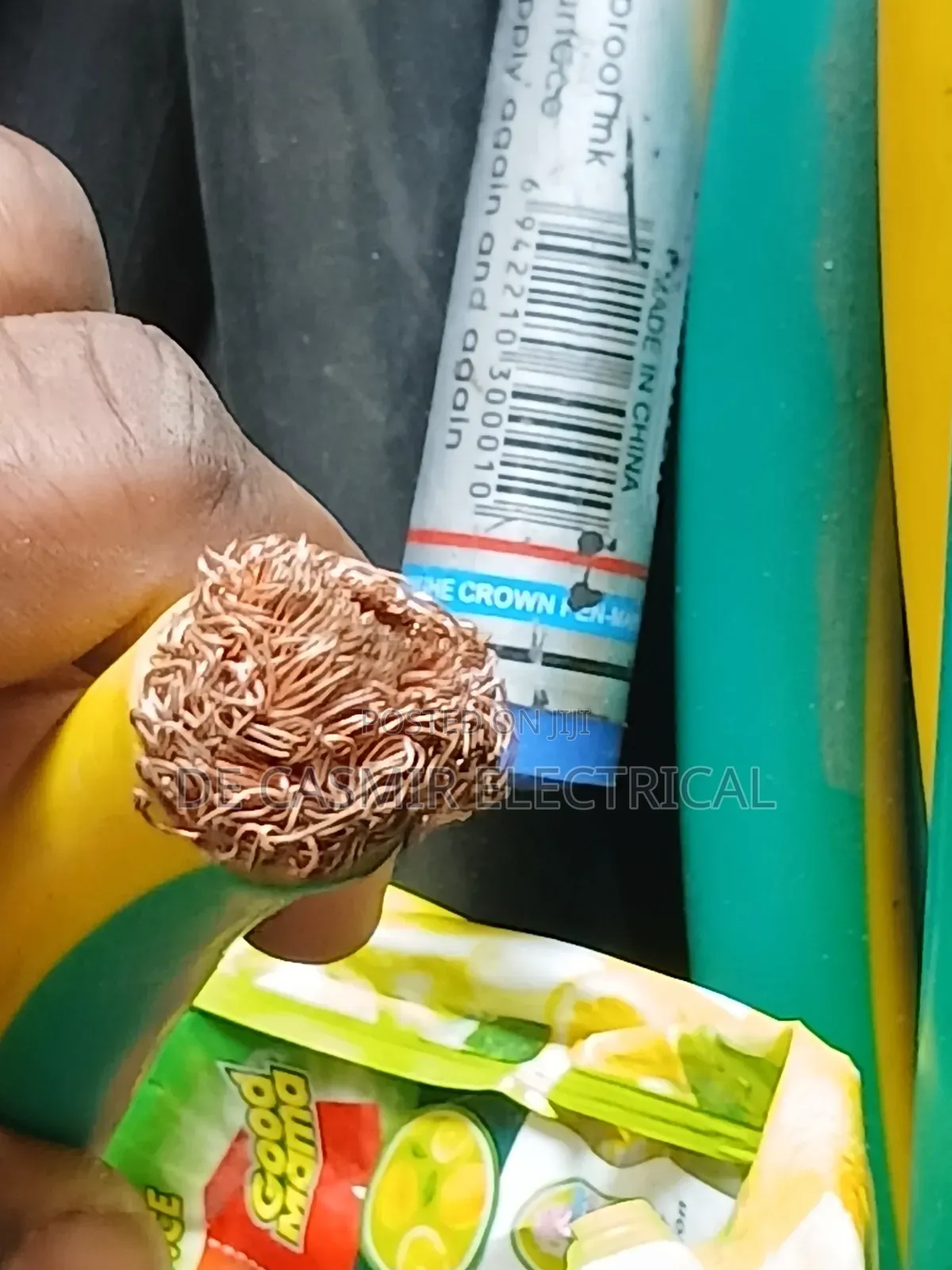 1x150mm2 Green and Yellow PVC/PVC Cable