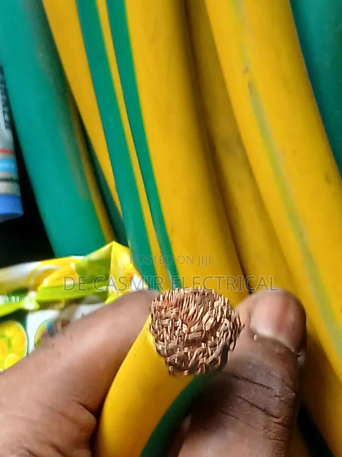 1x150mm2 Green and Yellow PVC/PVC Cable