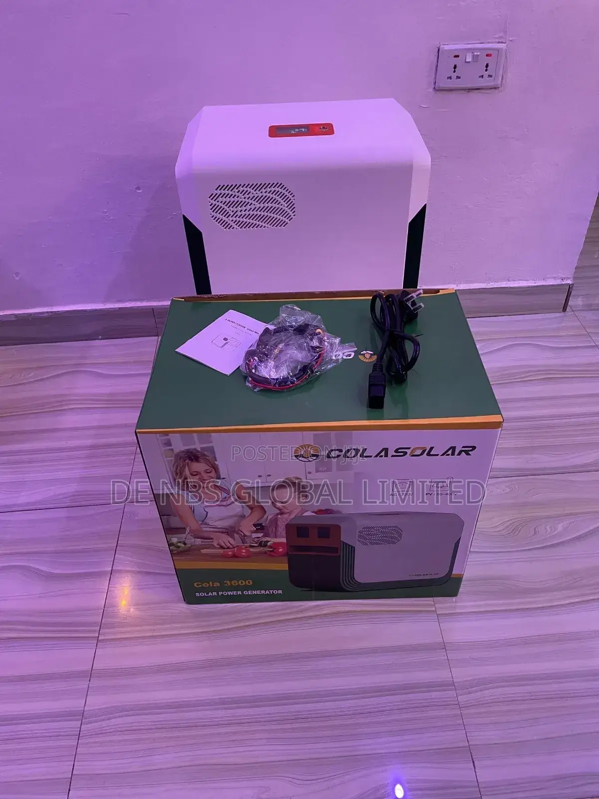 Colasolar Generator 3.6kwh With Inbuilt Lifep04 Lithium Ion Battery