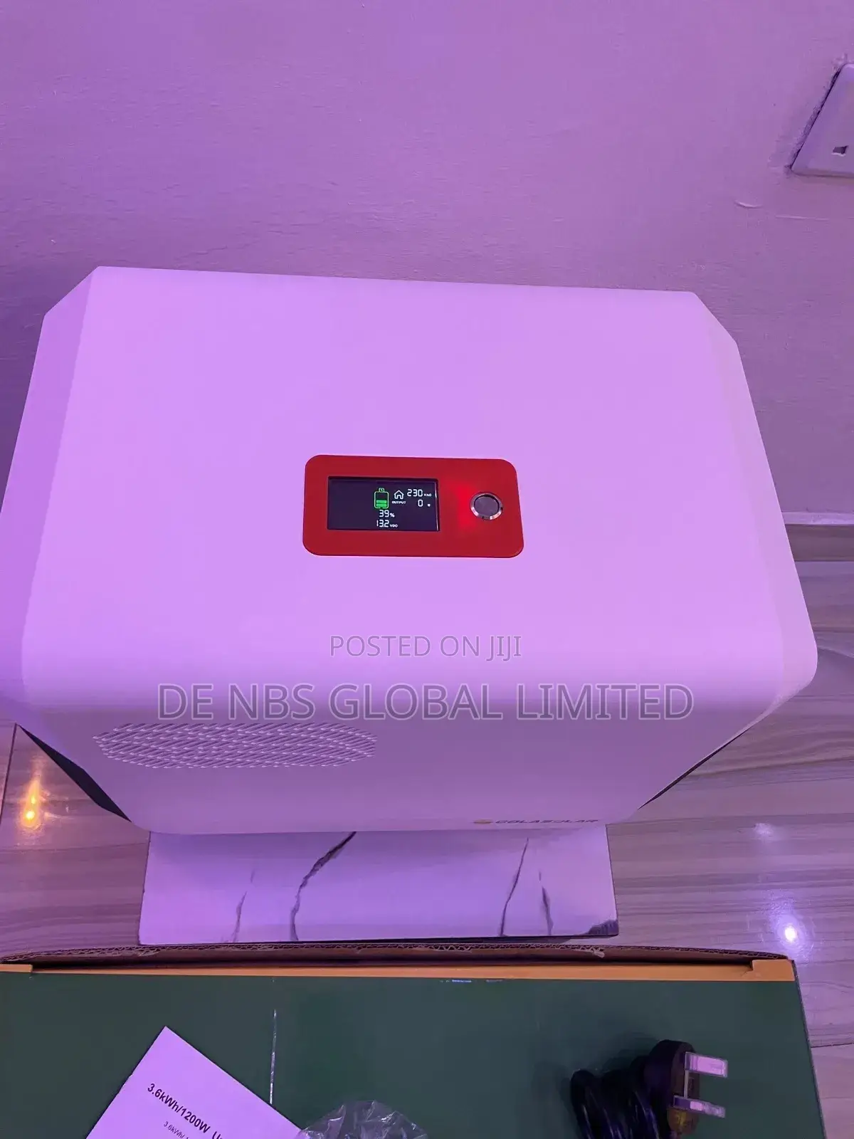 Colasolar Generator 3.6kwh With Inbuilt Lifep04 Lithium Ion Battery
