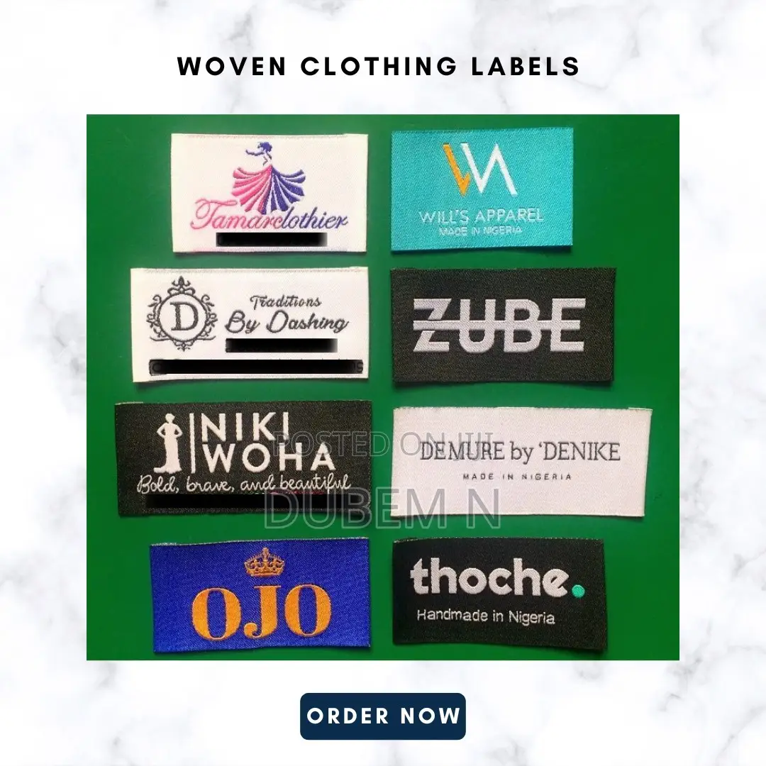 Woven Clothing Labels (1,000pcs)