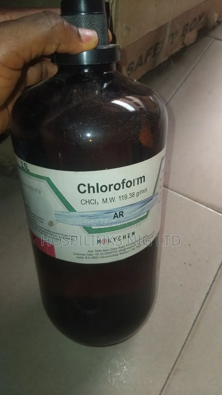 Chloroform 2.5litre Analytical Grade