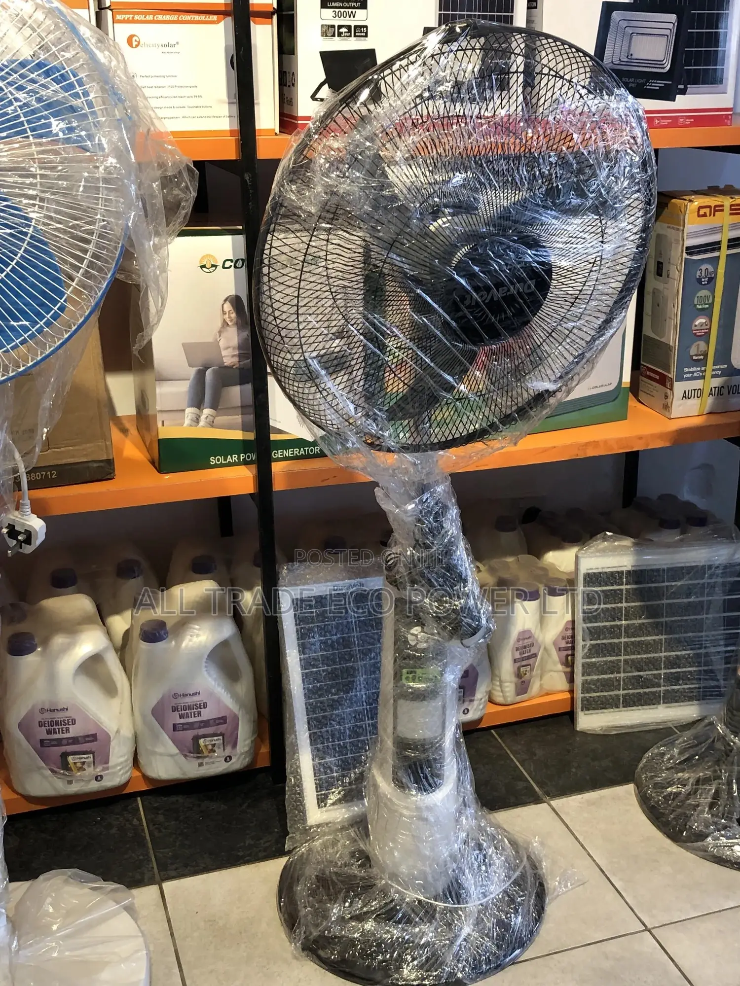 Duravolt 18inch 4-in-1 Rechargeable Fan With Inbuilt Bluetooth Speaker