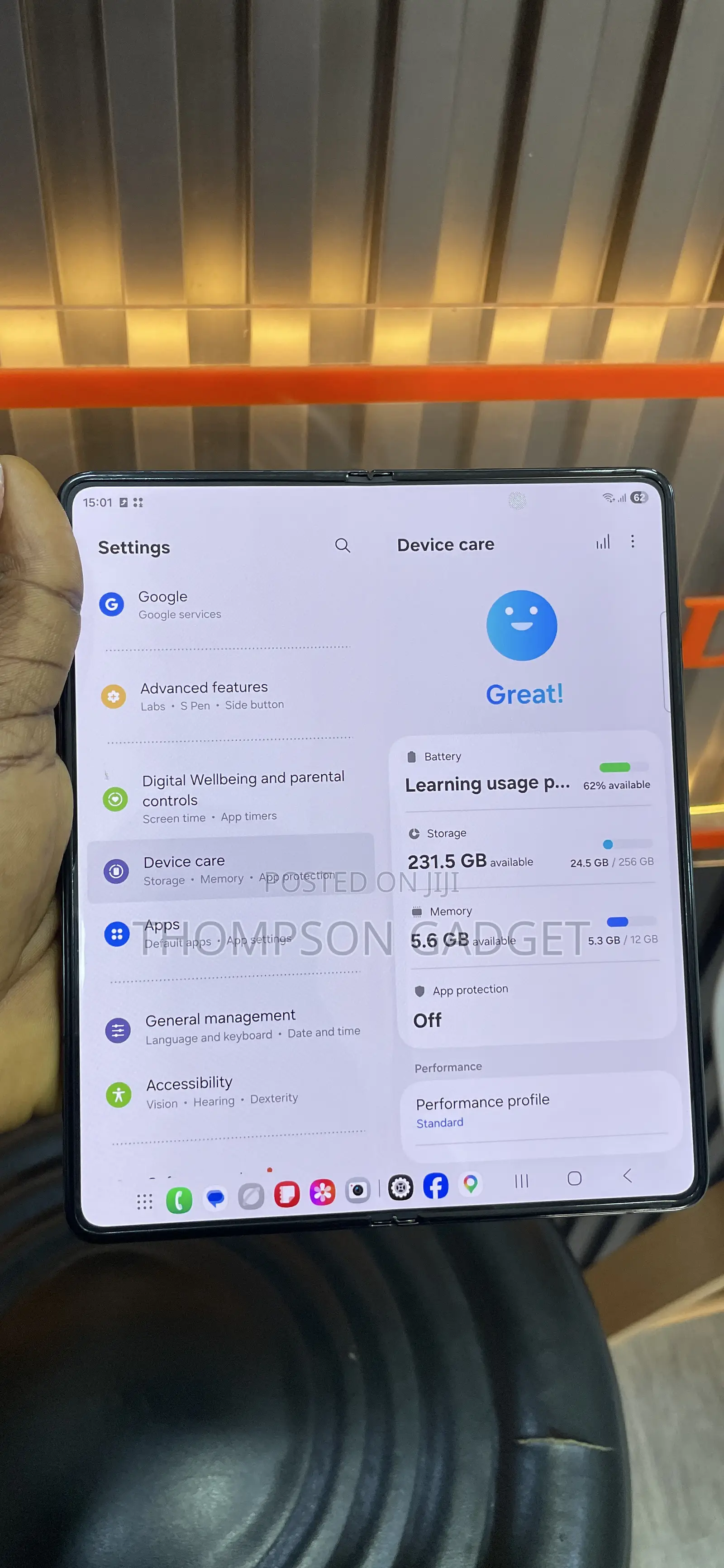 Samsung Galaxy Z Fold 5 256 GB Black
