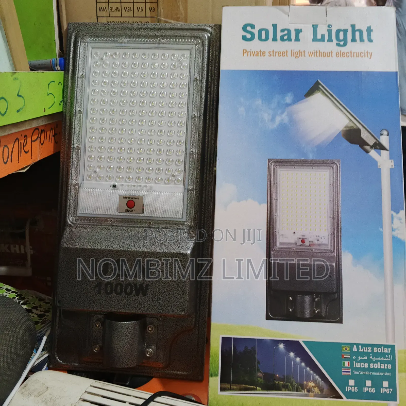 New 1000w U N Nombimz Industrial Solar Street Light New Design