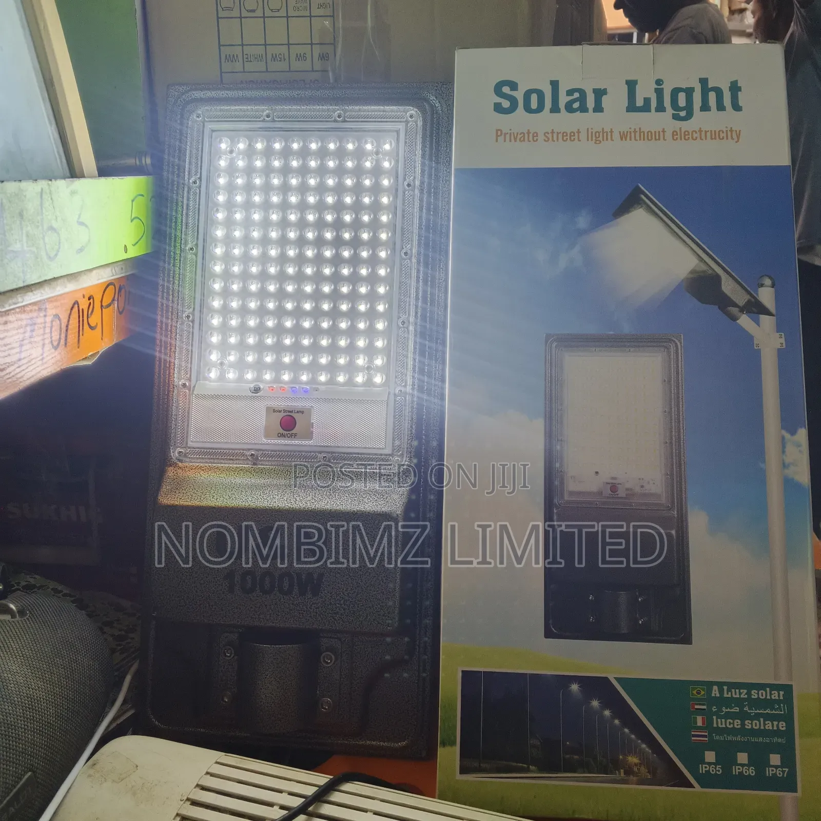 New 1000w U N Nombimz Industrial Solar Street Light New Design