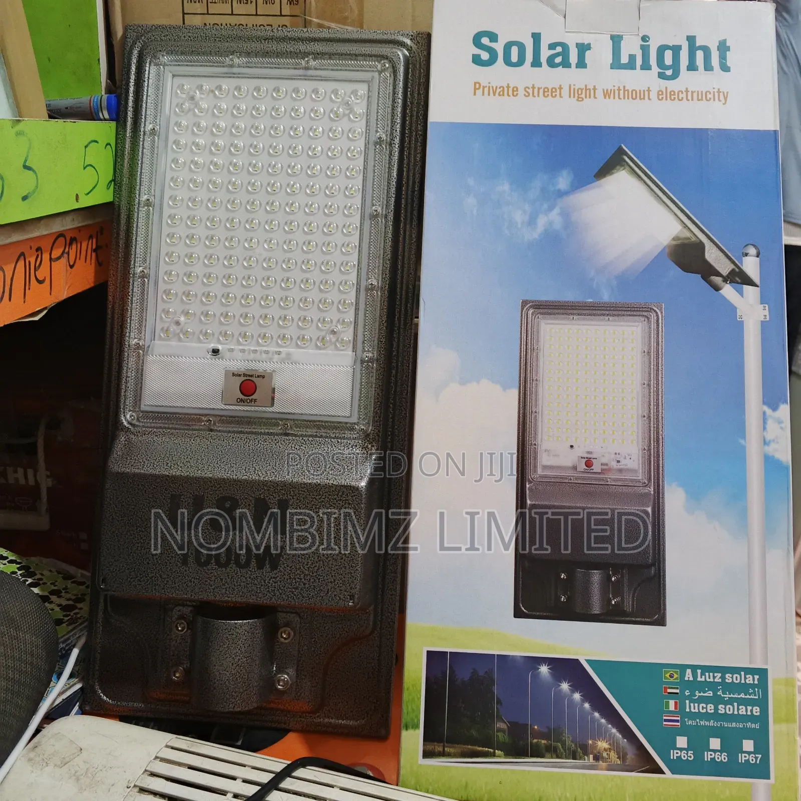 New 1000w U N Nombimz Industrial Solar Street Light New Design