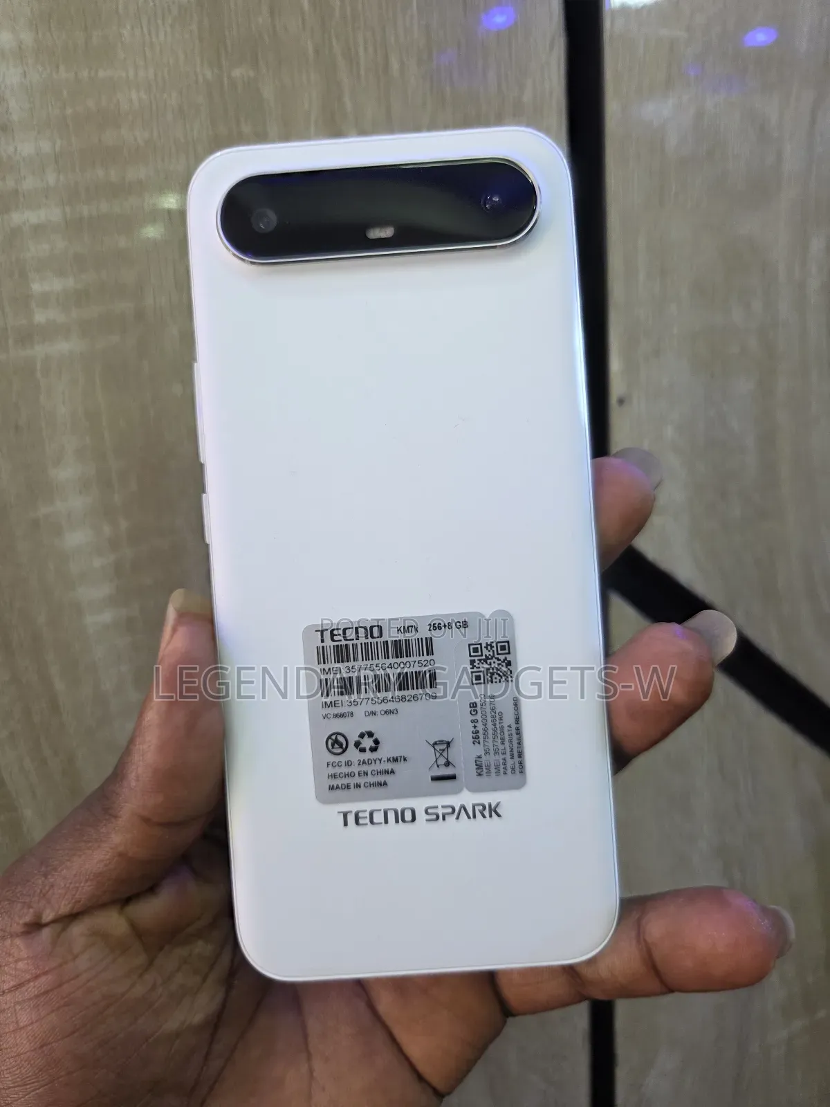 Tecno Spark Slim 256 GB White