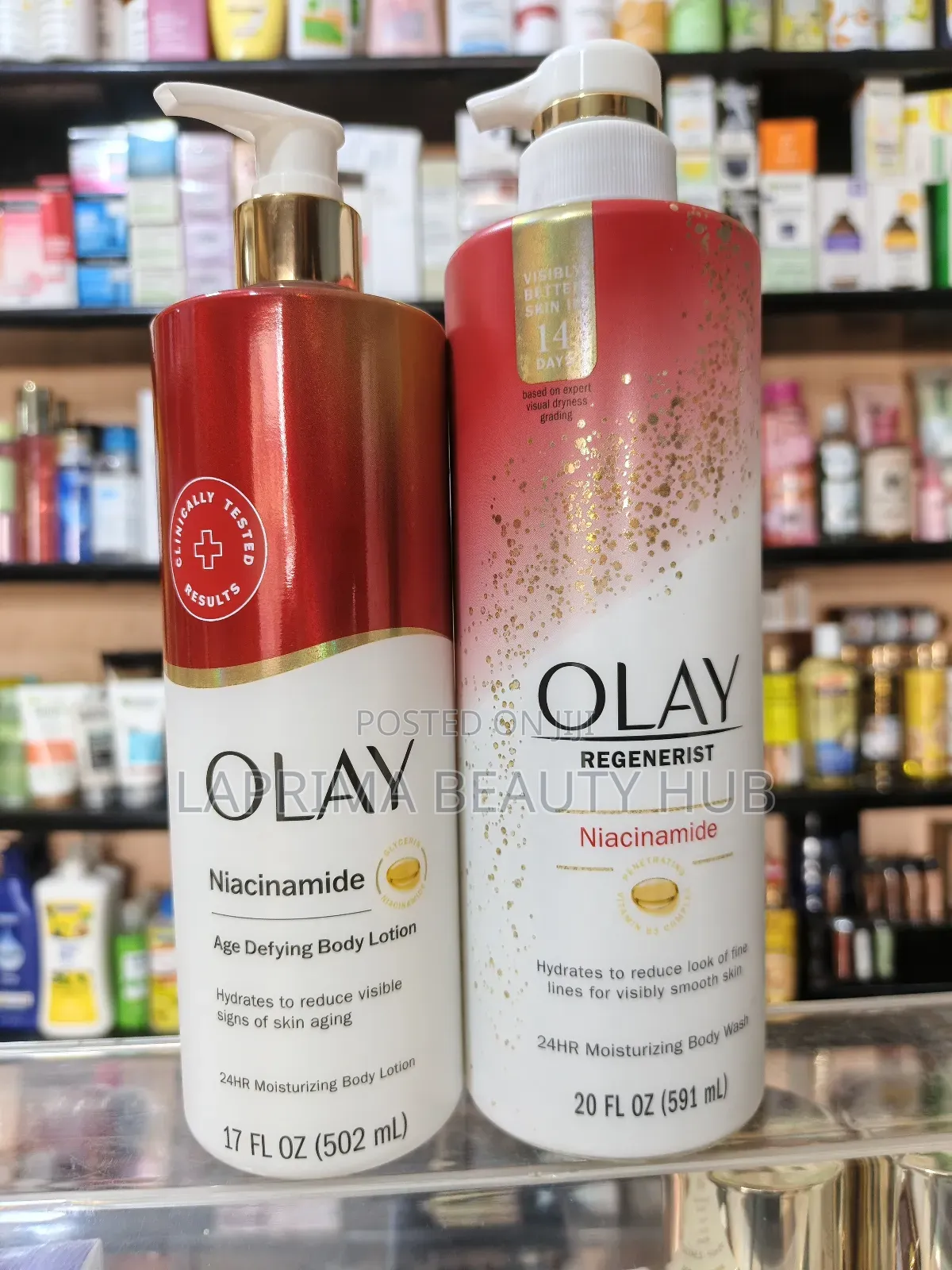 Olay Niacinamide Lotion and Wash Set