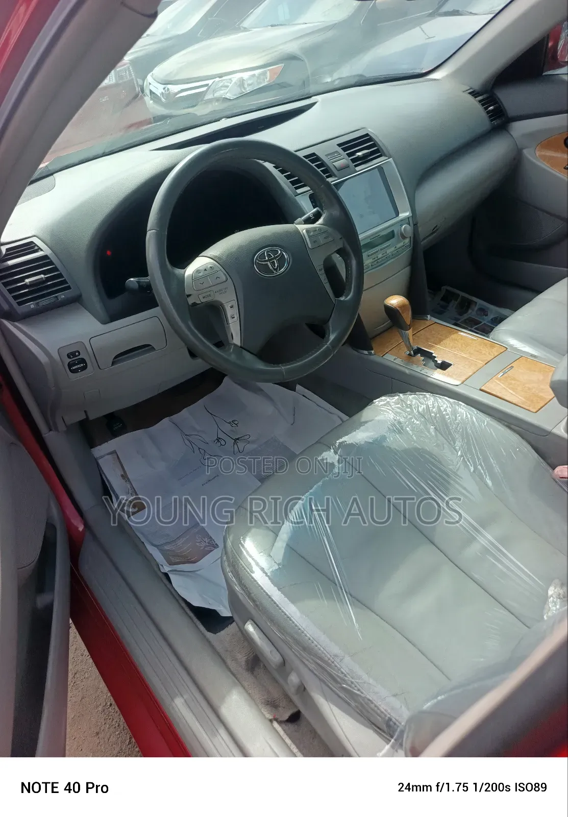 Toyota Camry 2.4 XLE 2008 Red