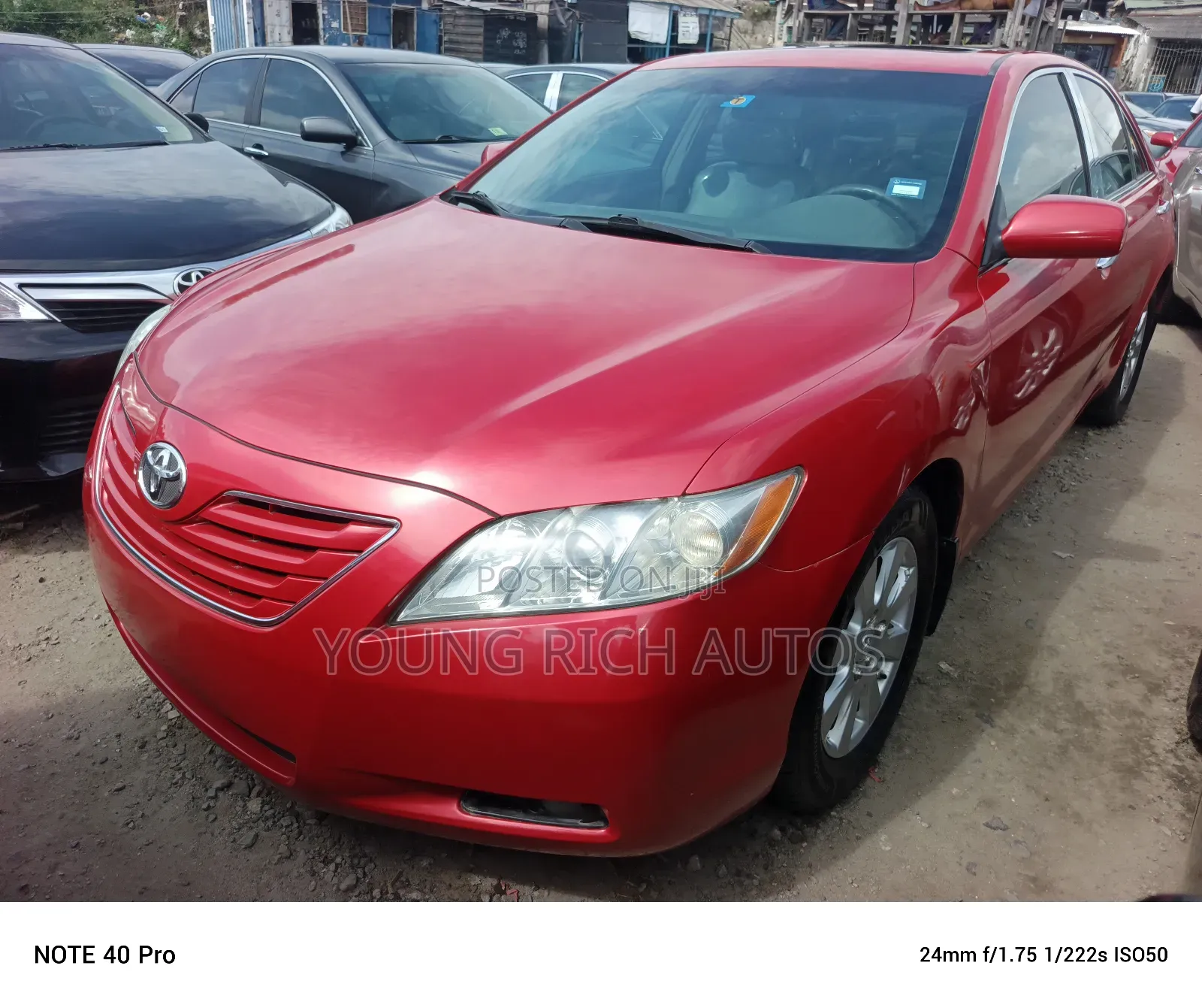 Toyota Camry 2.4 XLE 2008 Red