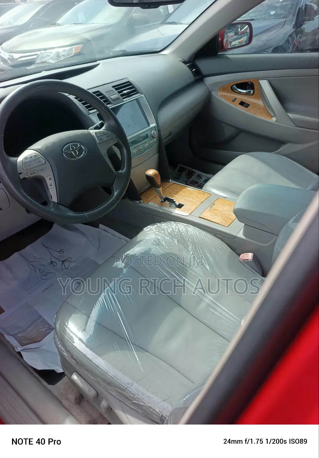 Toyota Camry 2.4 XLE 2008 Red