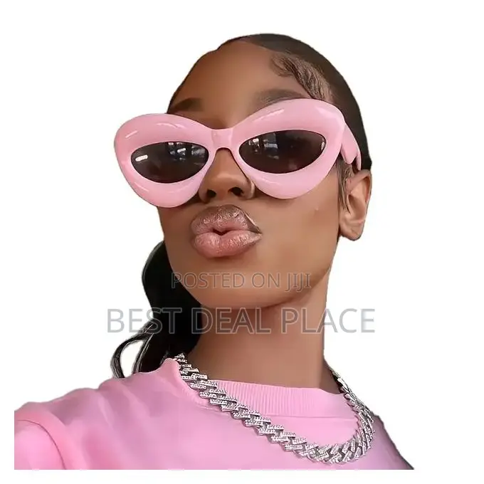 Candy Color Lip Shape Cat Eye Women Sunglasses