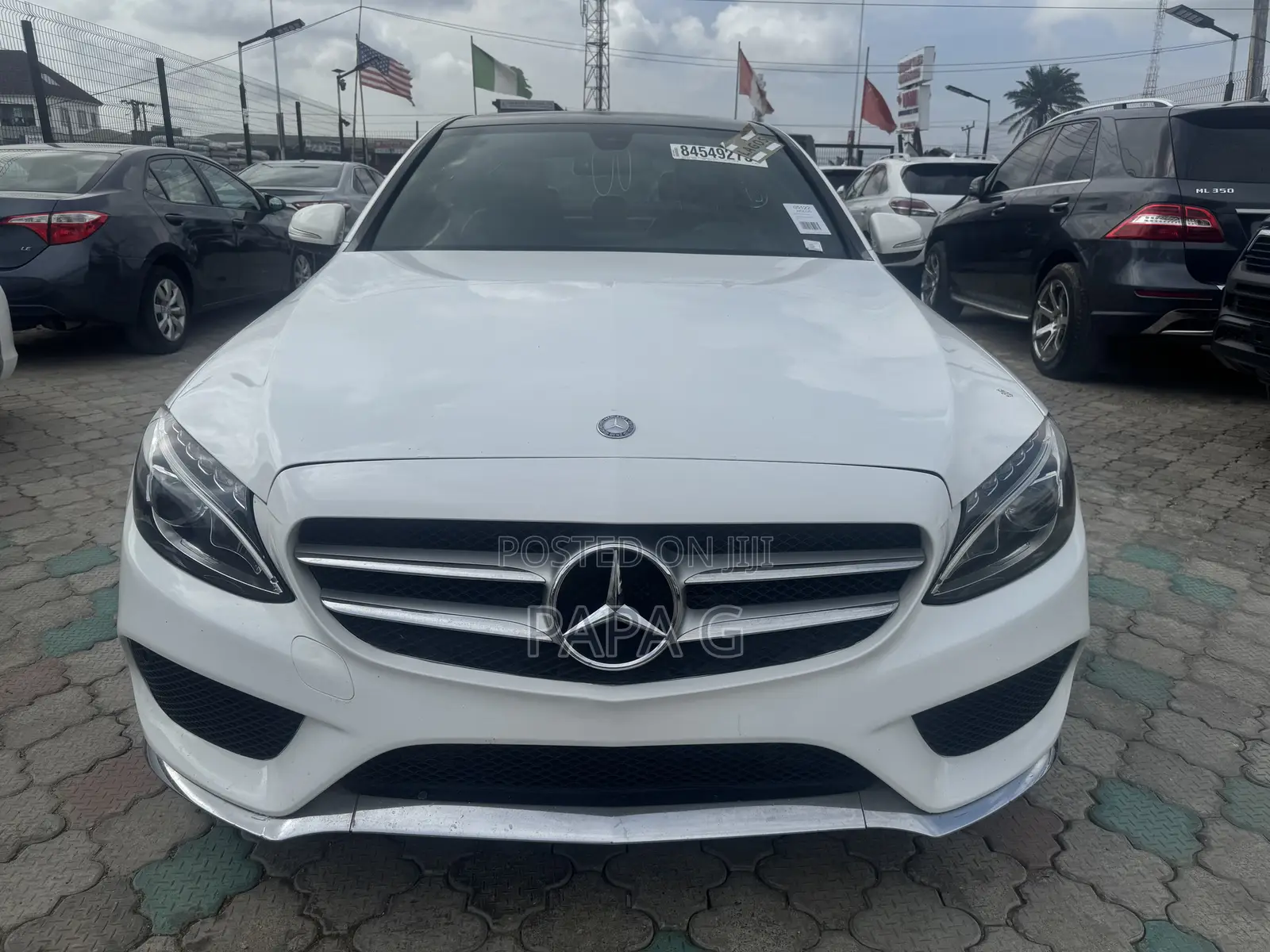 Mercedes-Benz C300 Sport 4dr AWD 4Matic Sedan (2.0L 4cyl 7A) 2015 White