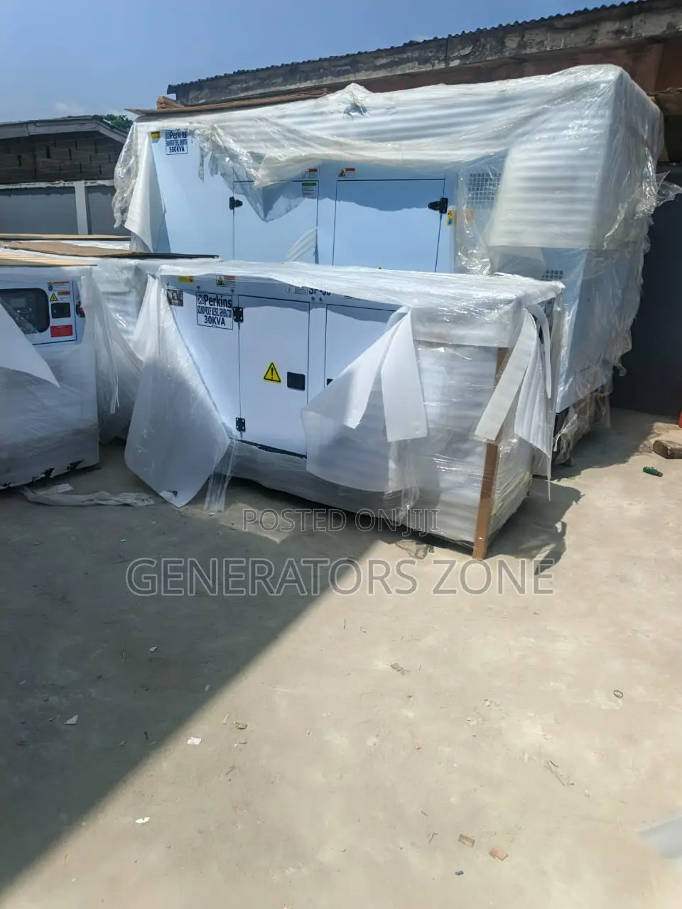 Perkins Sp-30 Diesel Generator 30kva Noise Shielded Unit