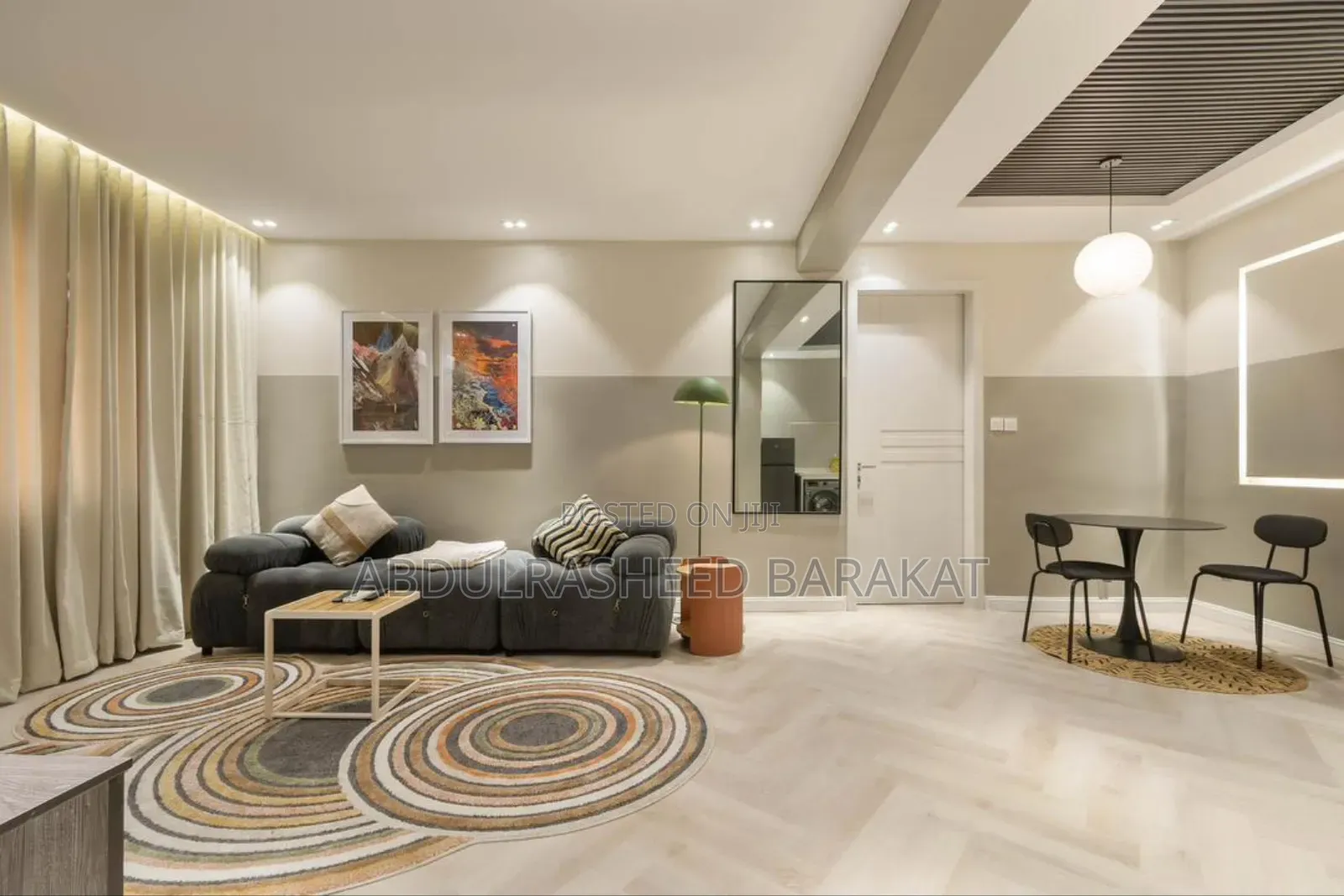 Luxury One Bedroom Apartment Balcony and Gym