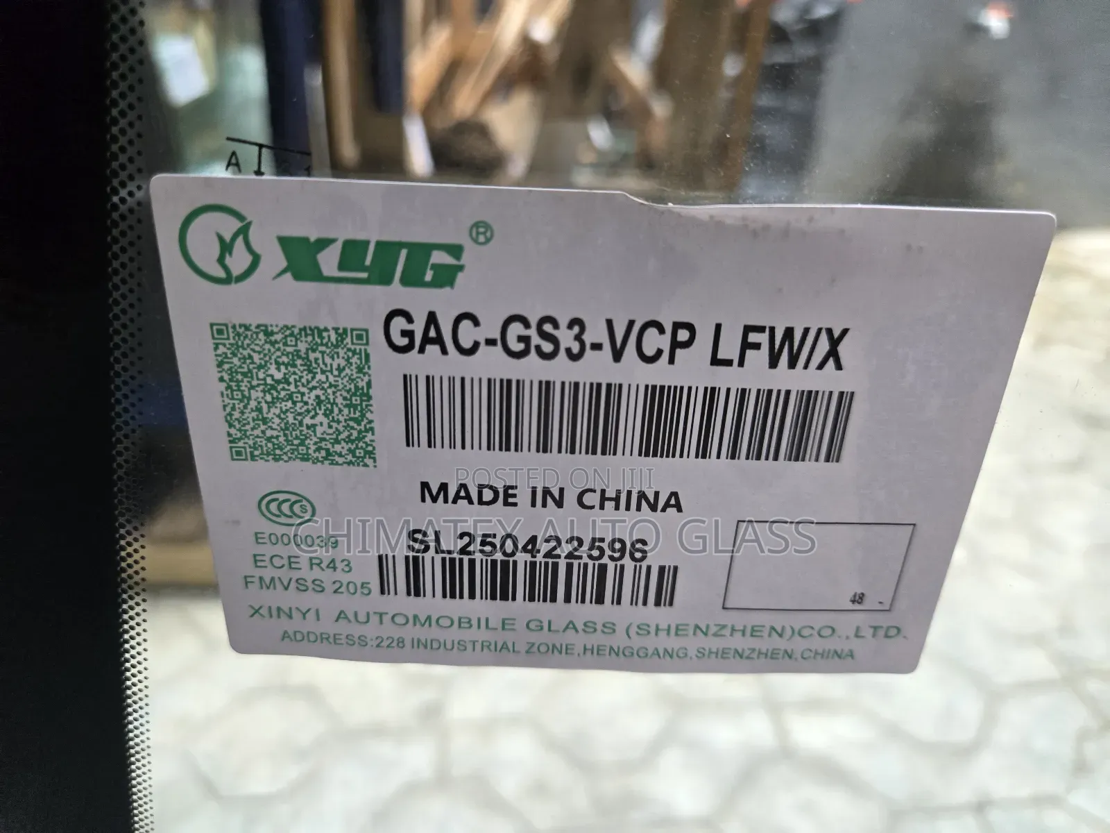 Gac Gs3 Suv 2016 Windscreen Glass Available