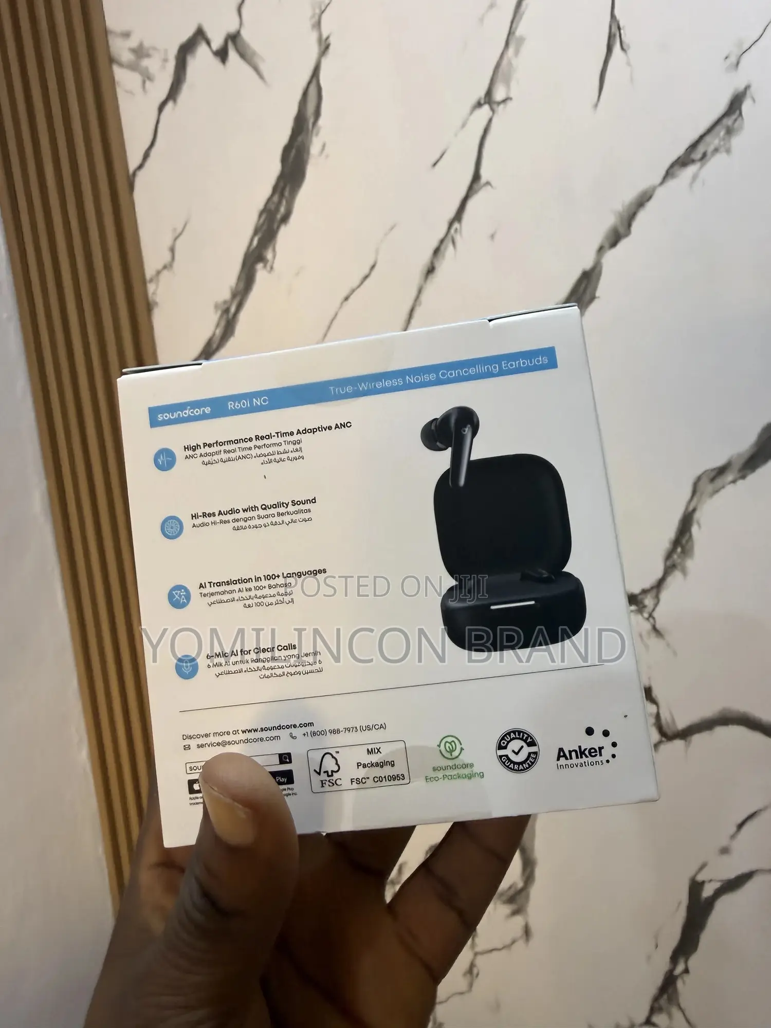 Anker Soundcore R60i Nc Active Noise Canceling Earbuds - Black