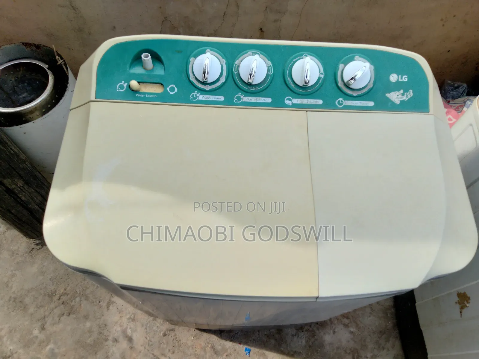 Lg 7kg Twin Top Washing Machine and Spin