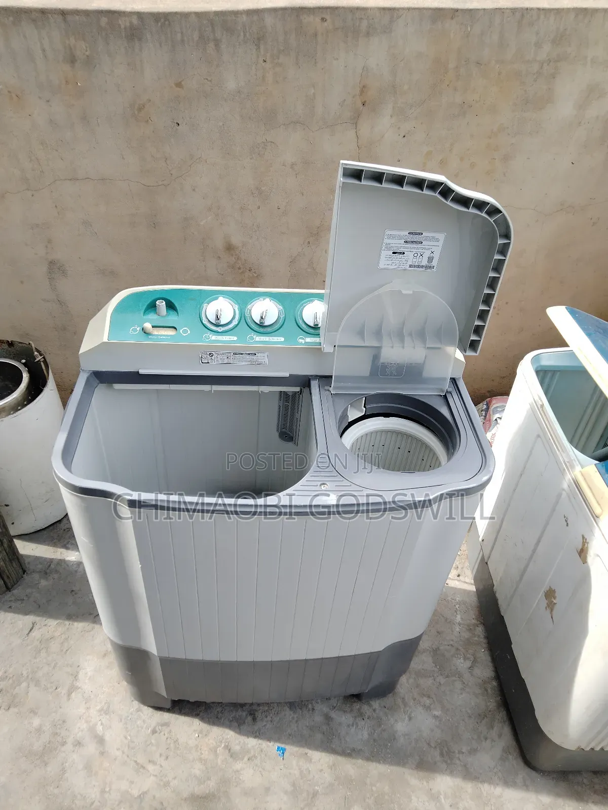 Lg 7kg Twin Top Washing Machine and Spin
