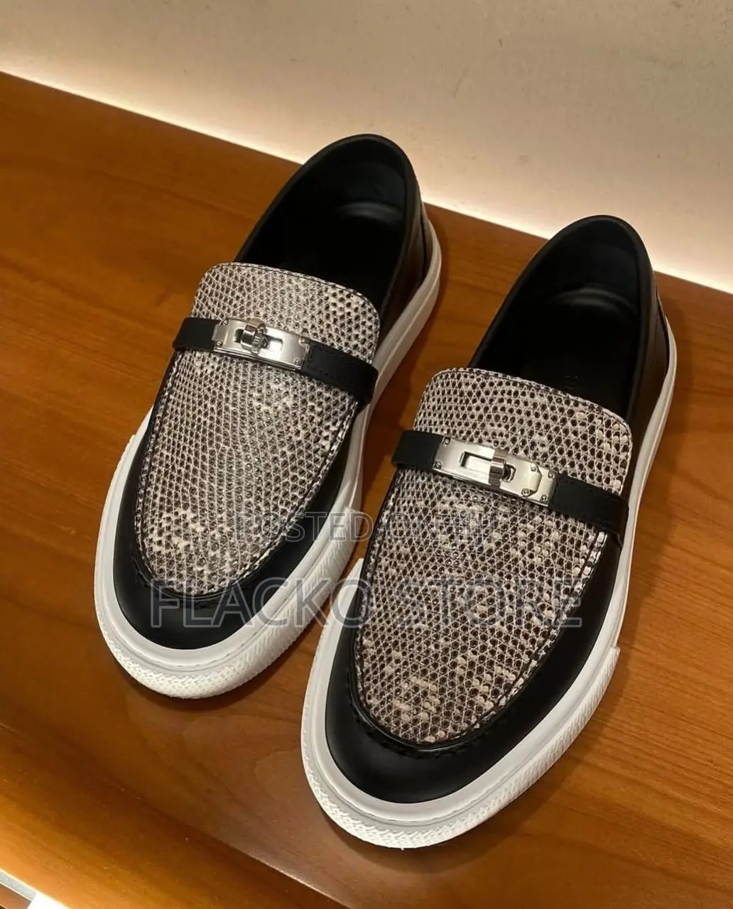 Original Hermes Classic Leather Sneakers