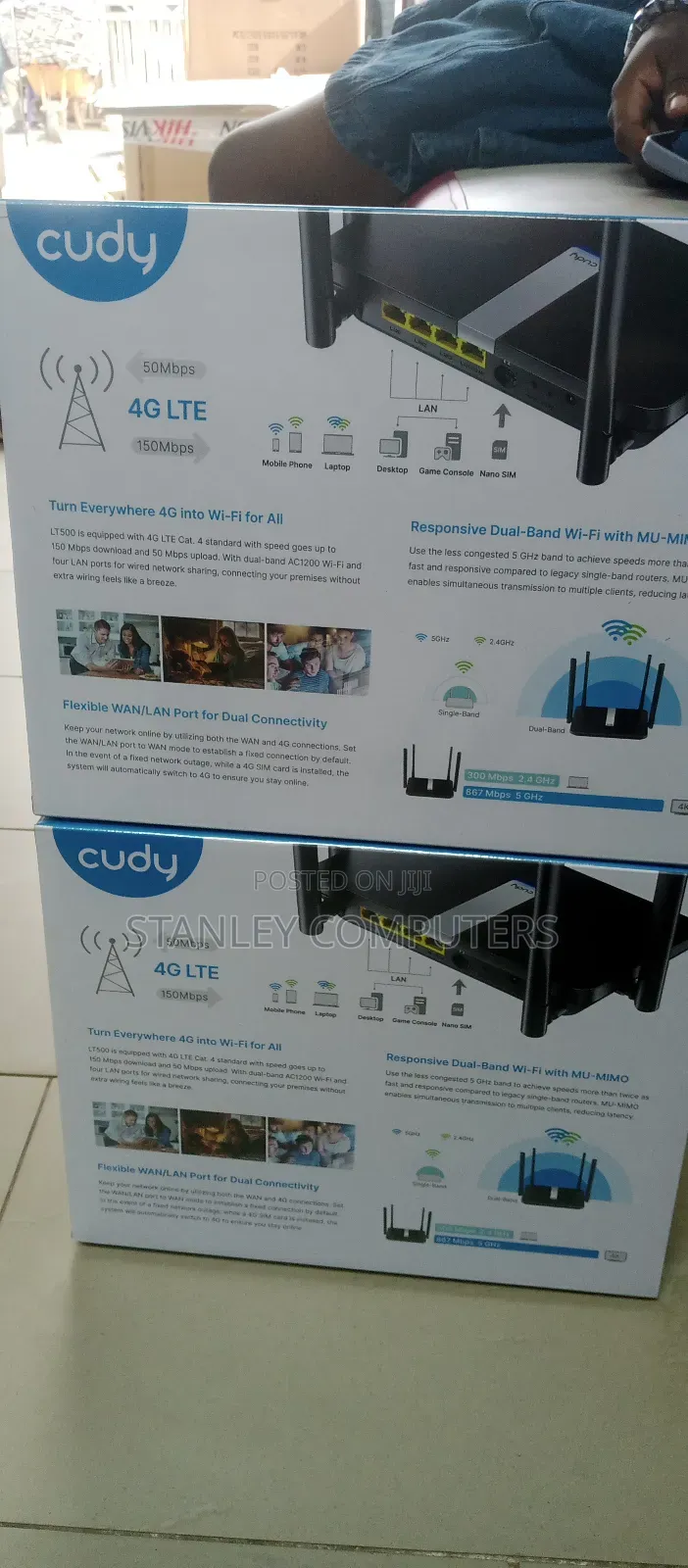 Cudy 4g Let Wi-Fi Ac1200 Dual Band Router