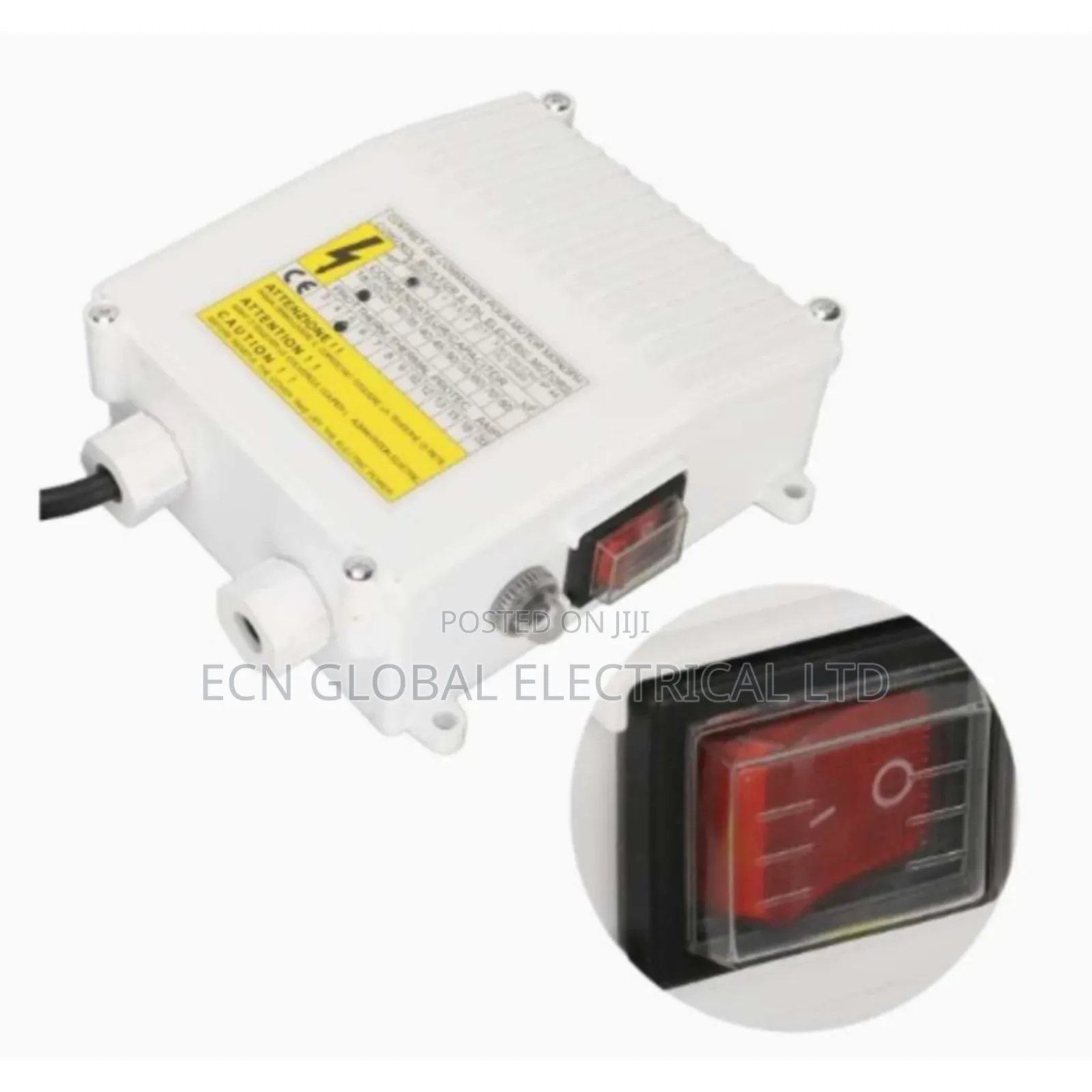 Submersible Water Pump Control Box 1.5hp – 220v/50hz, 40μf Capacitor.