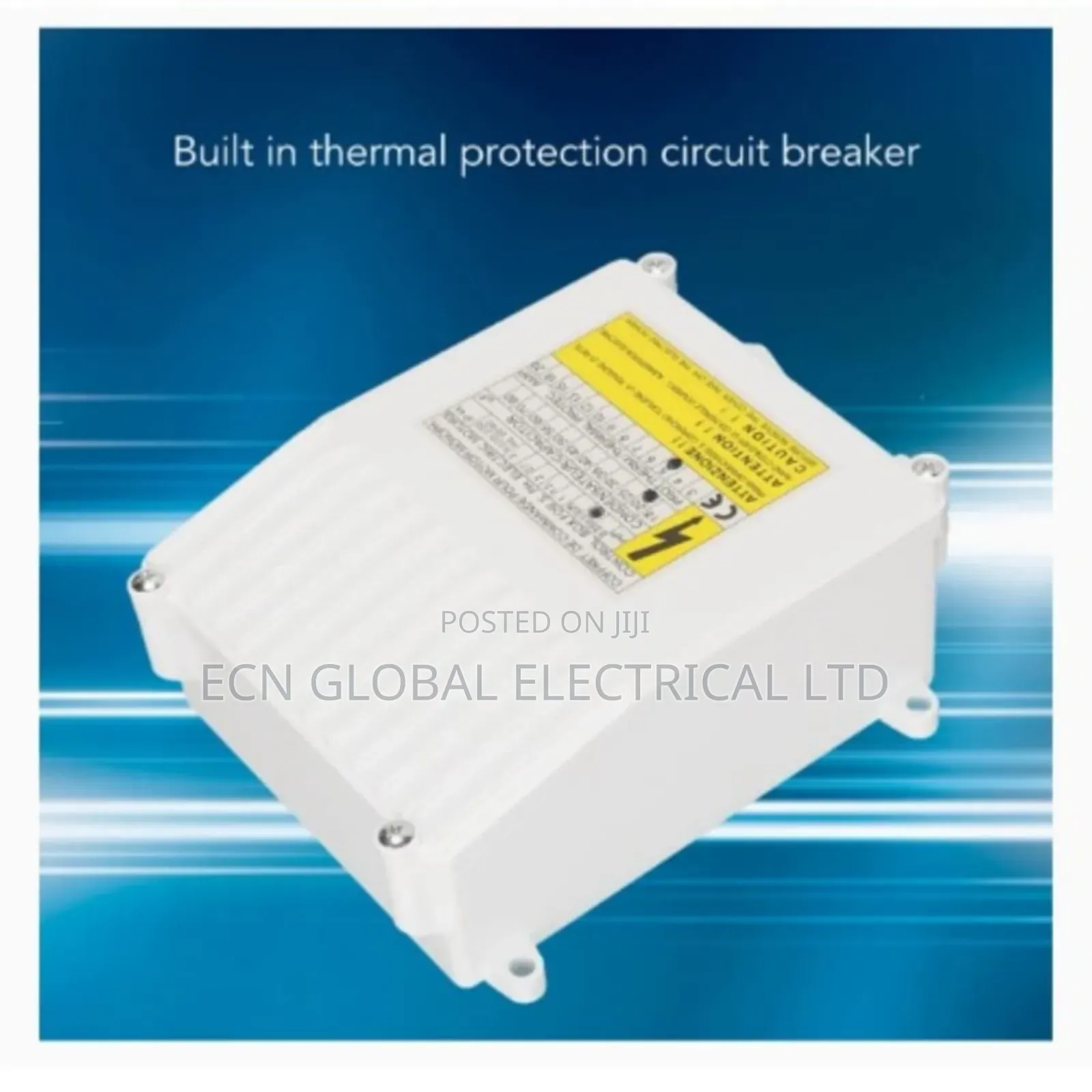 Submersible Water Pump Control Box 1.5hp – 220v/50hz, 40μf Capacitor.