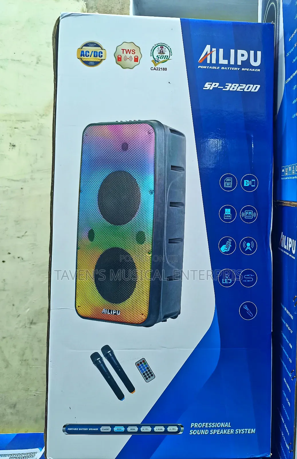 Ailipu Sp-3820d Rechargeable Speaker