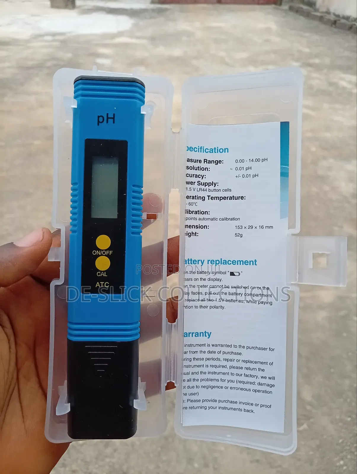 Portable Ph Meter