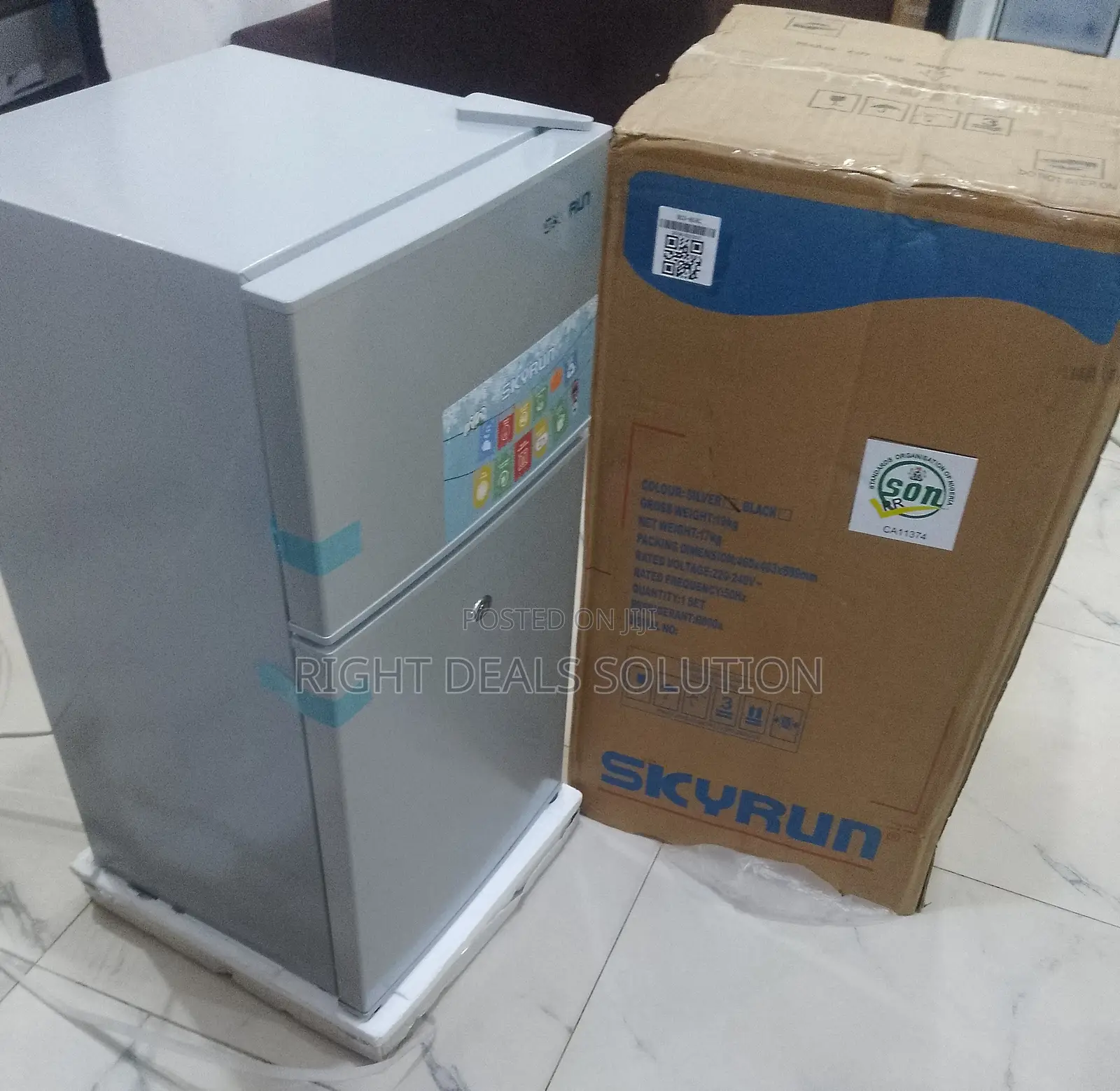 Skyrun Bcd85hc Refrigerator – Ideal for Small Kitchens Apartments