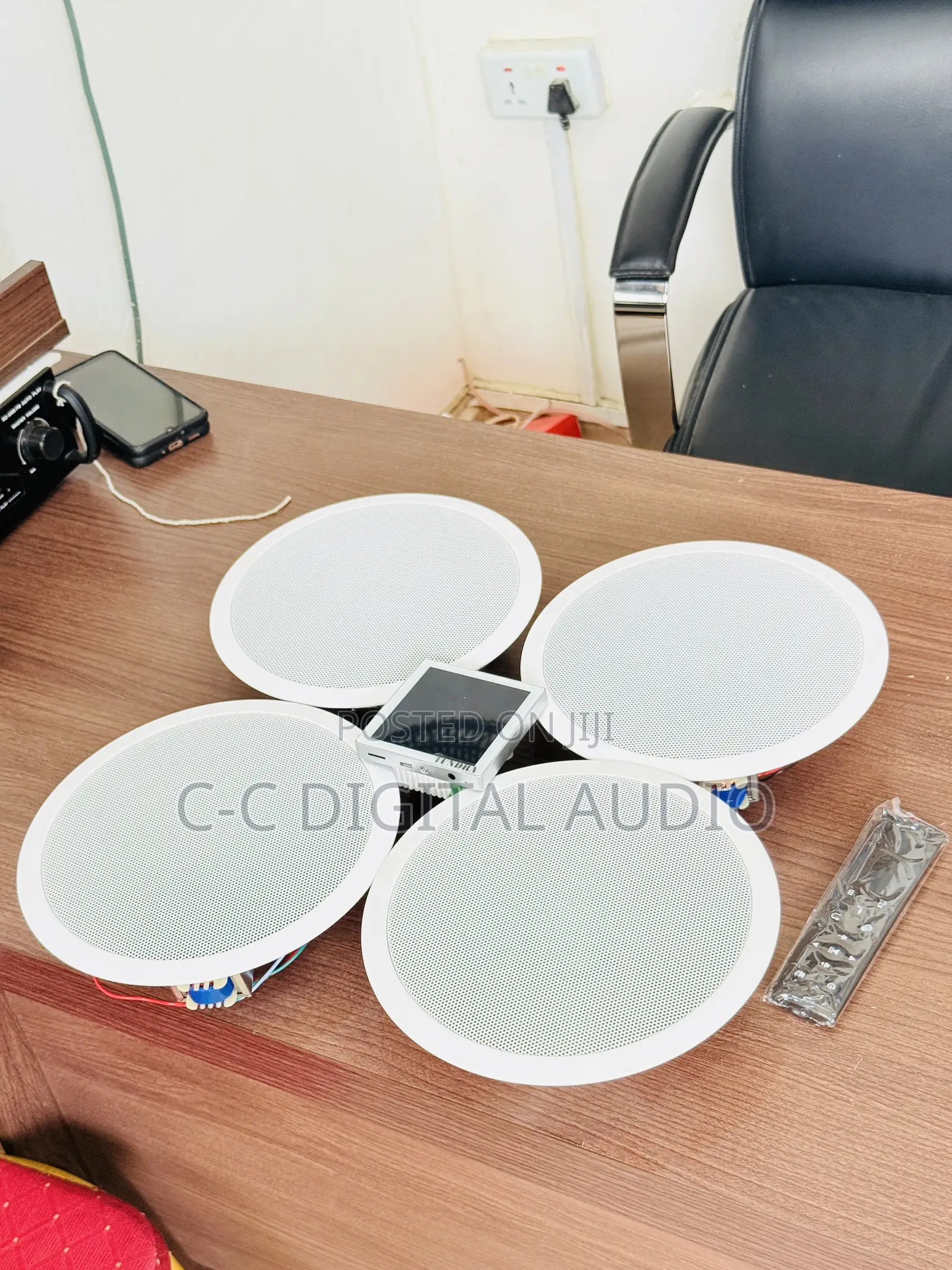 4 Ceiling Speakers and 4inches Inwall Smart Amplifier Setup