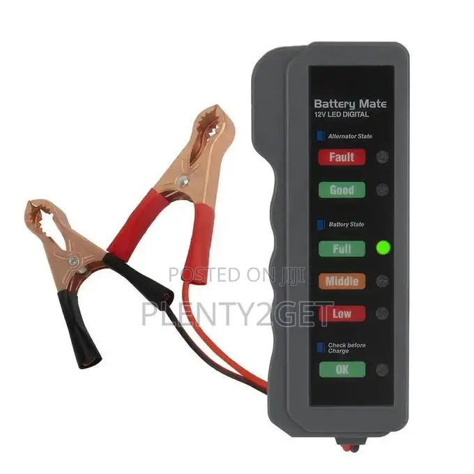 Portable Mini Digital Car Battery Alternator Tester