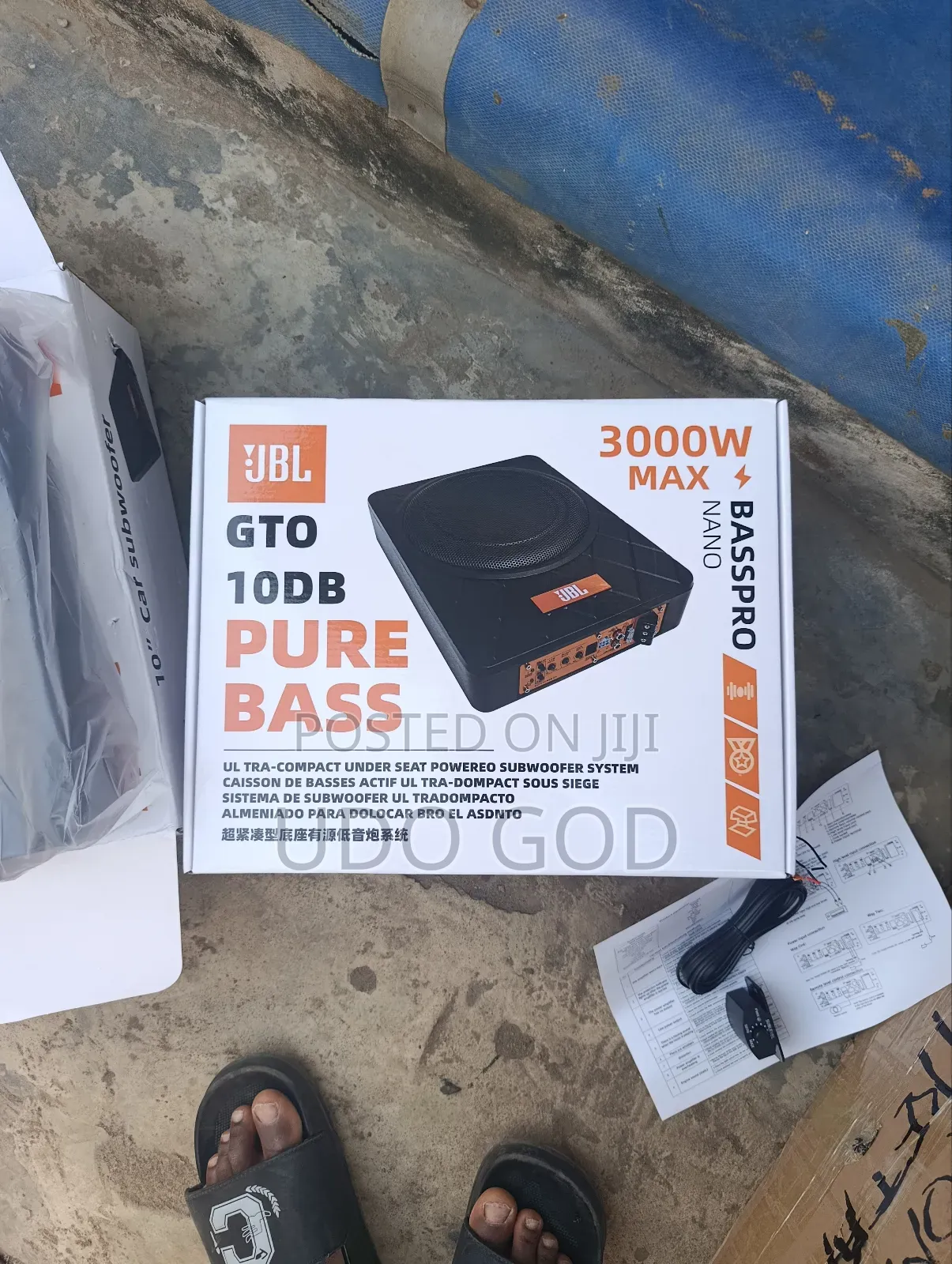 JBL Car Subwoofer Under Seat Woofer