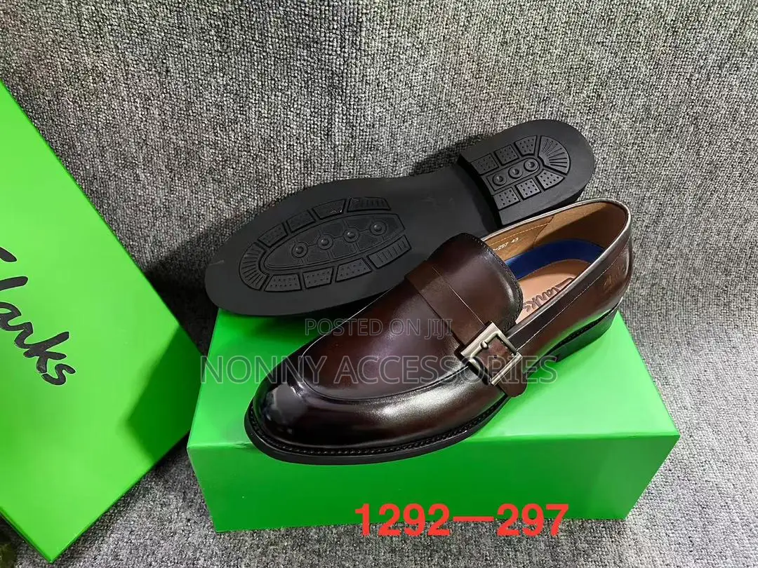 100% Leather Clarks Shoe – Smart Corporate Footwear Size 41–46