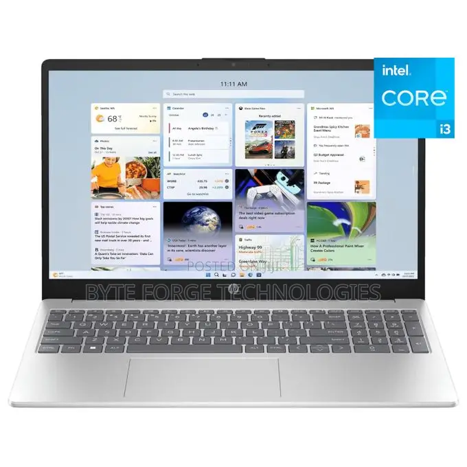 New Laptop HP 15-fd0290ns 8GB Intel Core i3 SSD 256GB