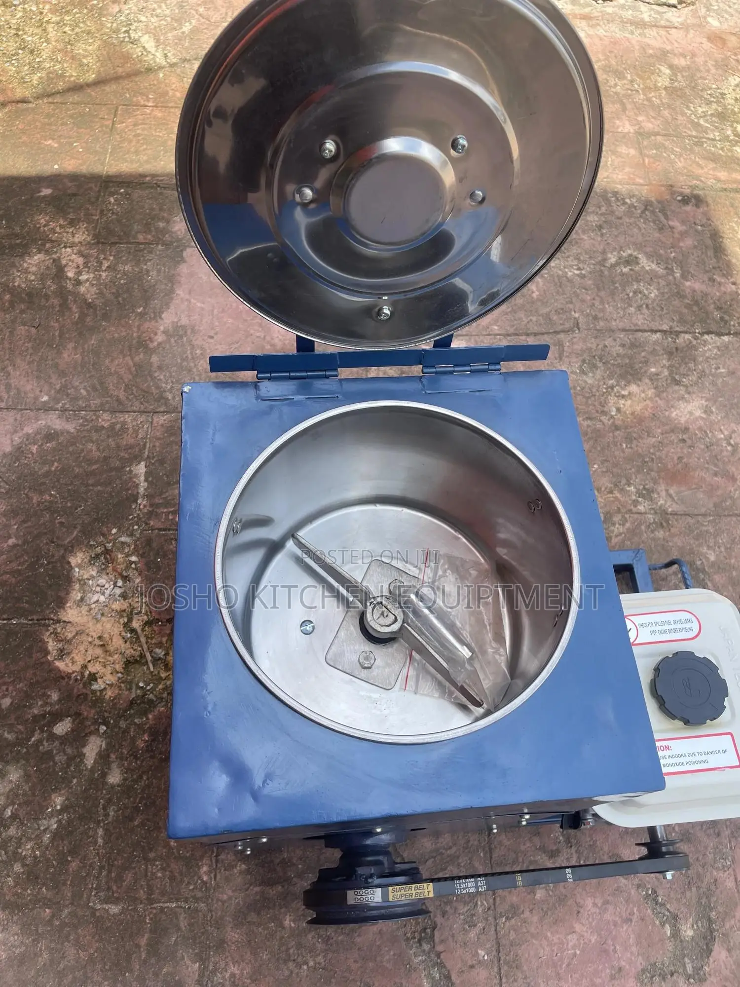 Yam Pounding Machine Using Petrol