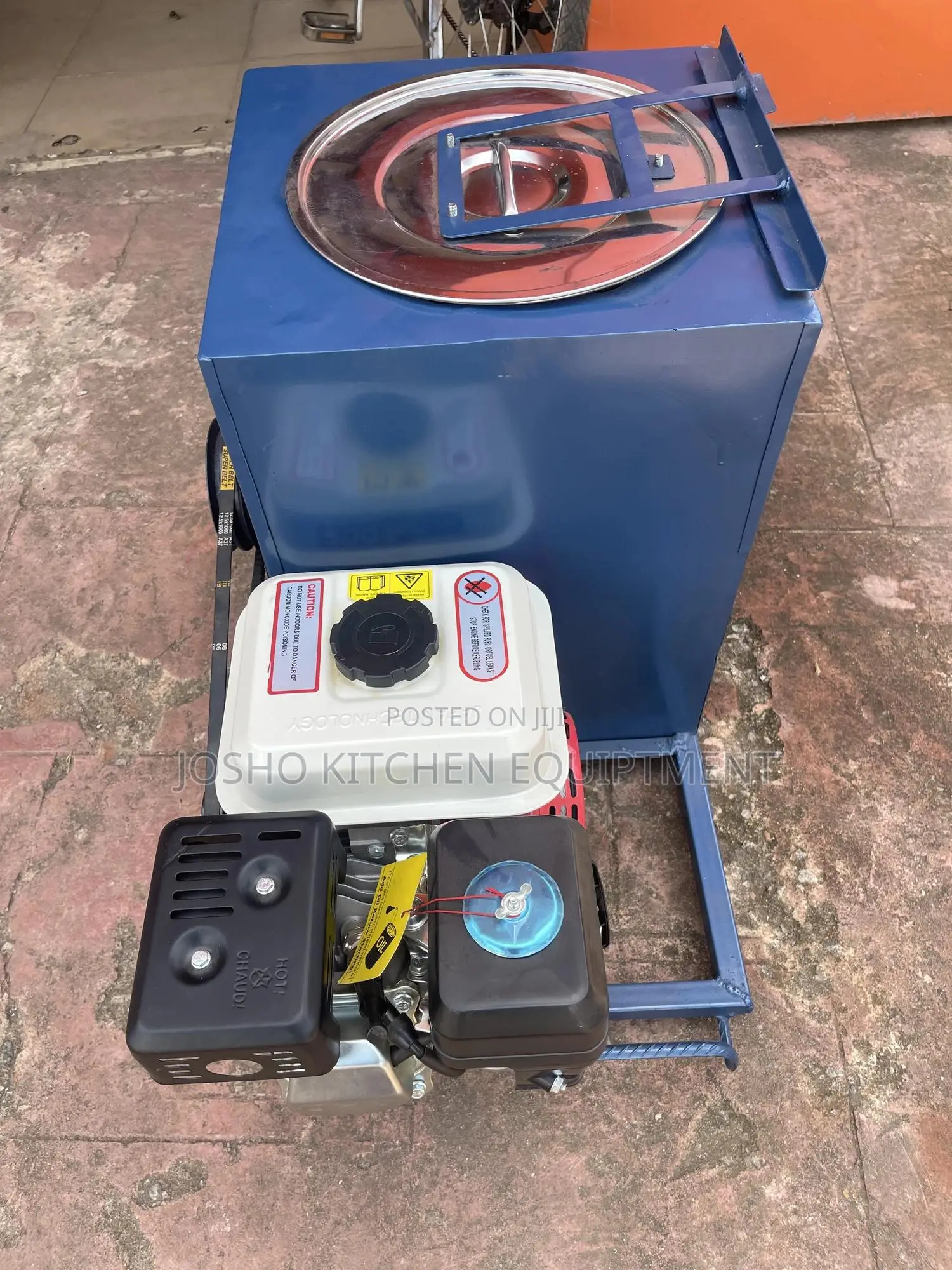Yam Pounding Machine Using Petrol