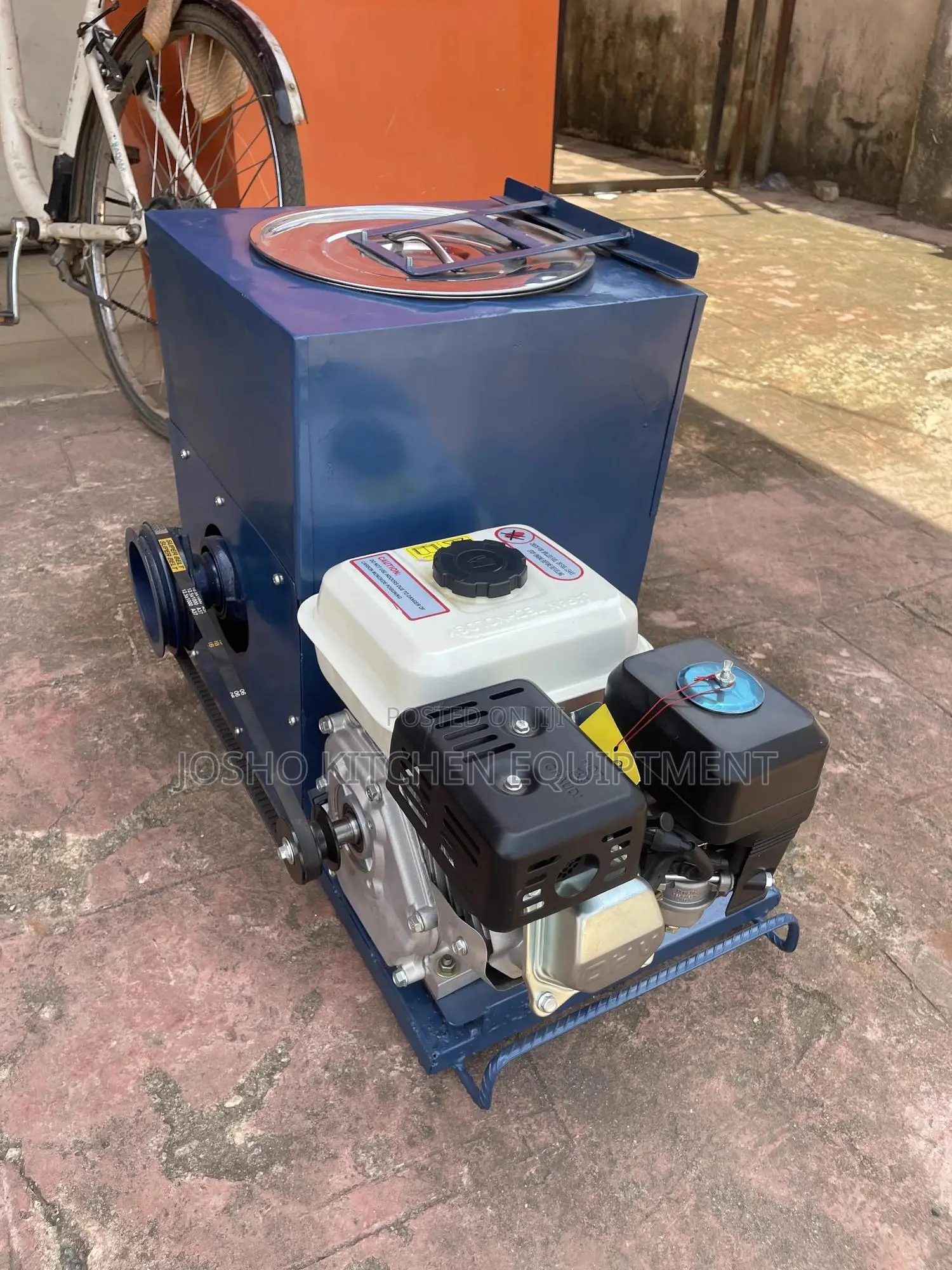 Yam Pounding Machine Using Petrol