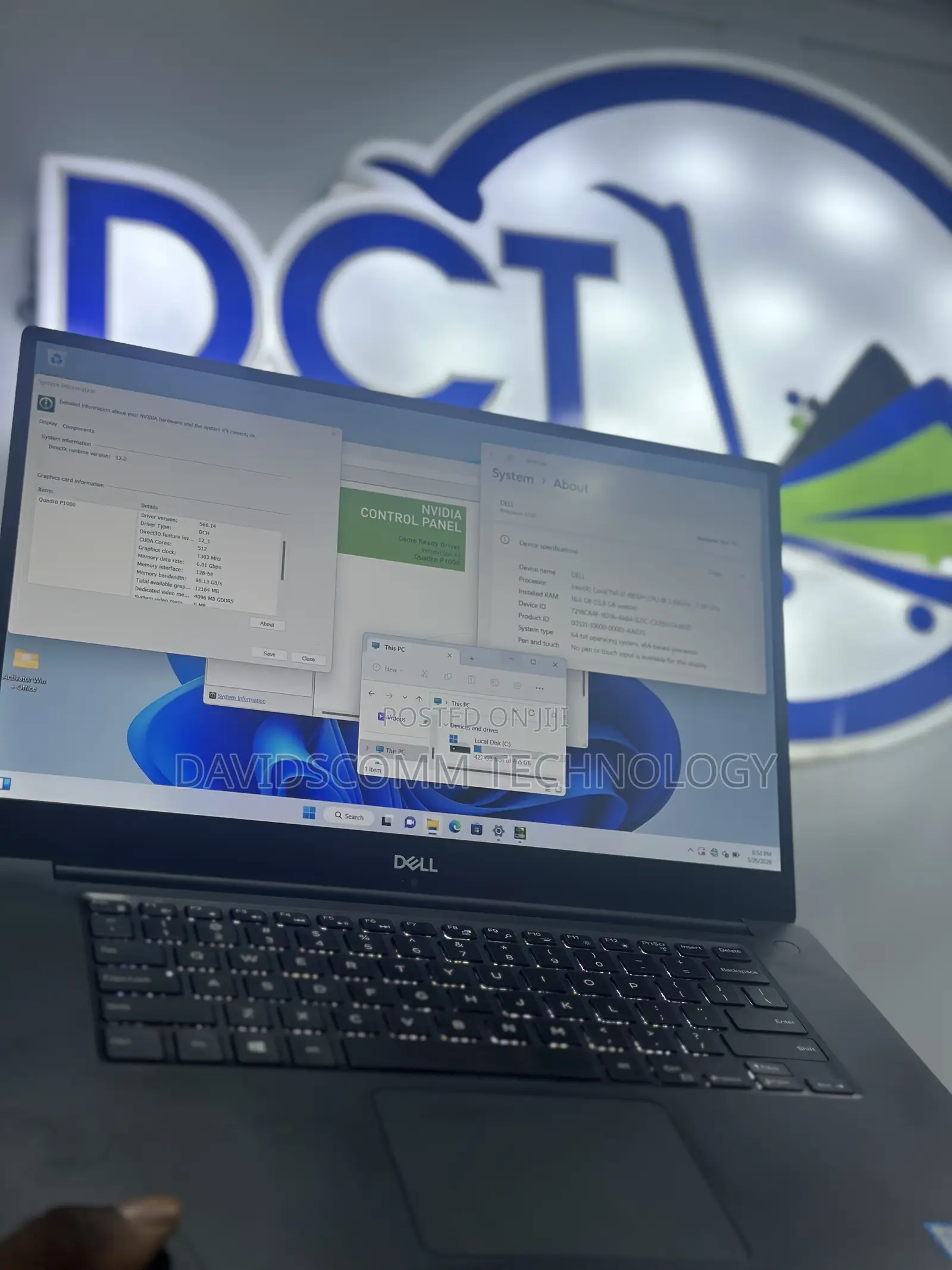 Laptop Dell Precision 5530 16GB Intel Core i7 SSD 512GB