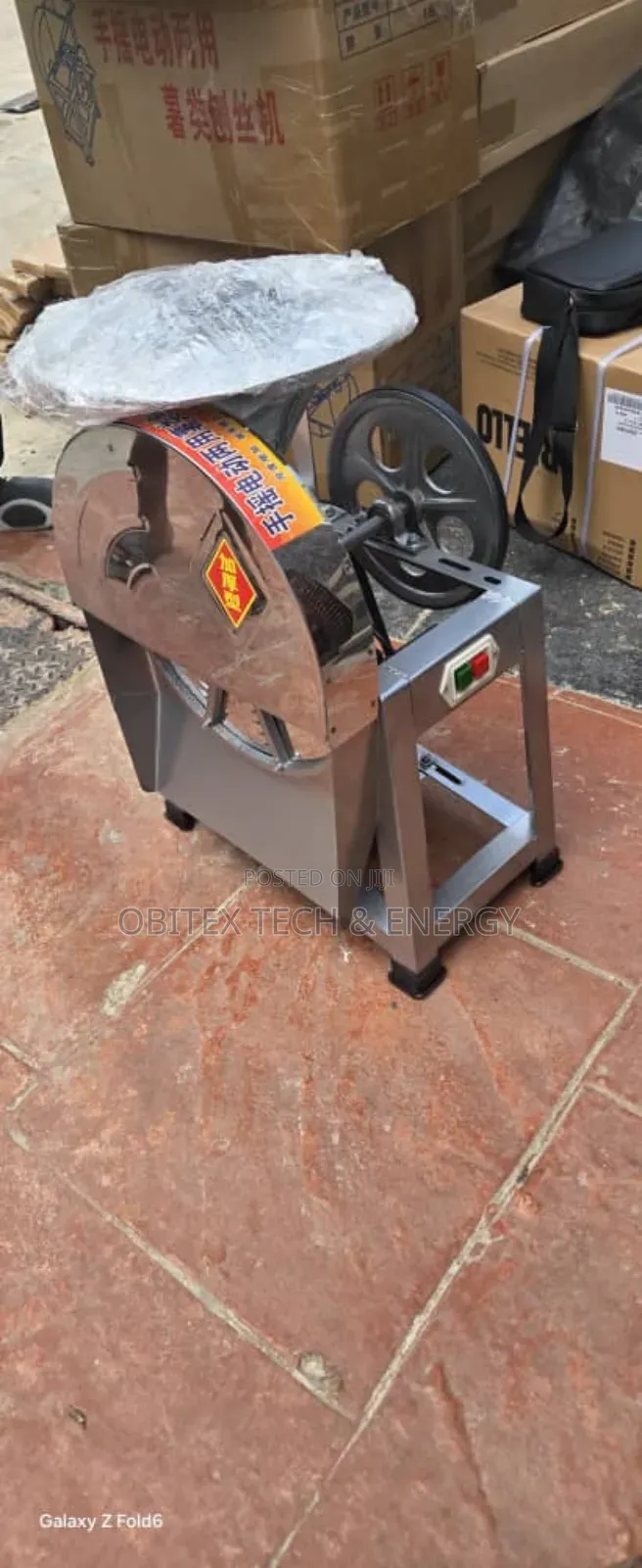 Electric Potato Grater / Vegetable Cutter Machine (500kg/H Capacity)