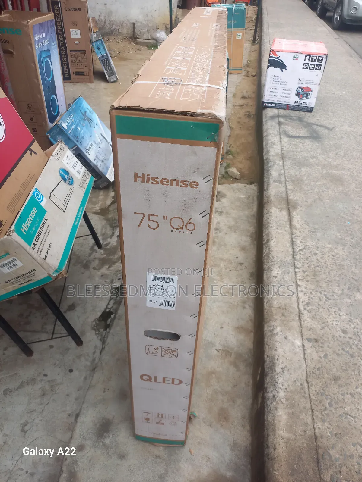 Hisense Qled 75inches Smart Television Q6 Series 5 Year's Company W