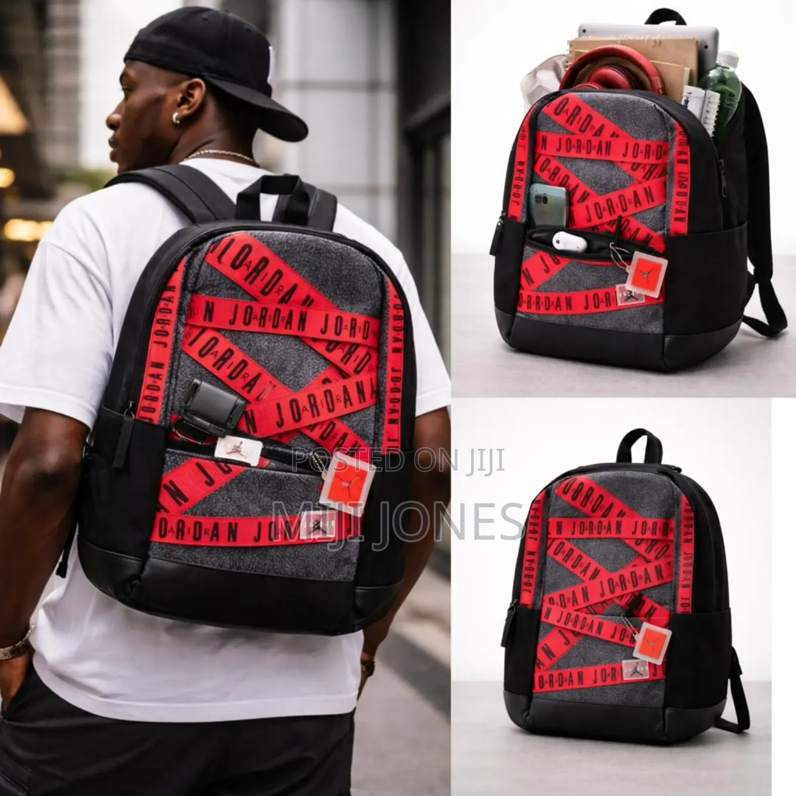 *“Jordan Graphics Backpack – Street‐Ready Replica ”*