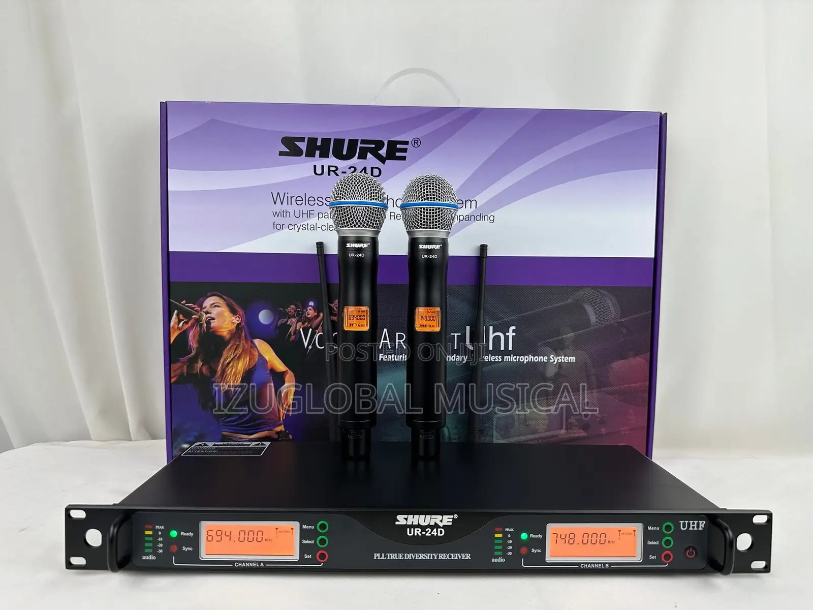 Shure Ur-24d Digital Uhf Wireless Microphone