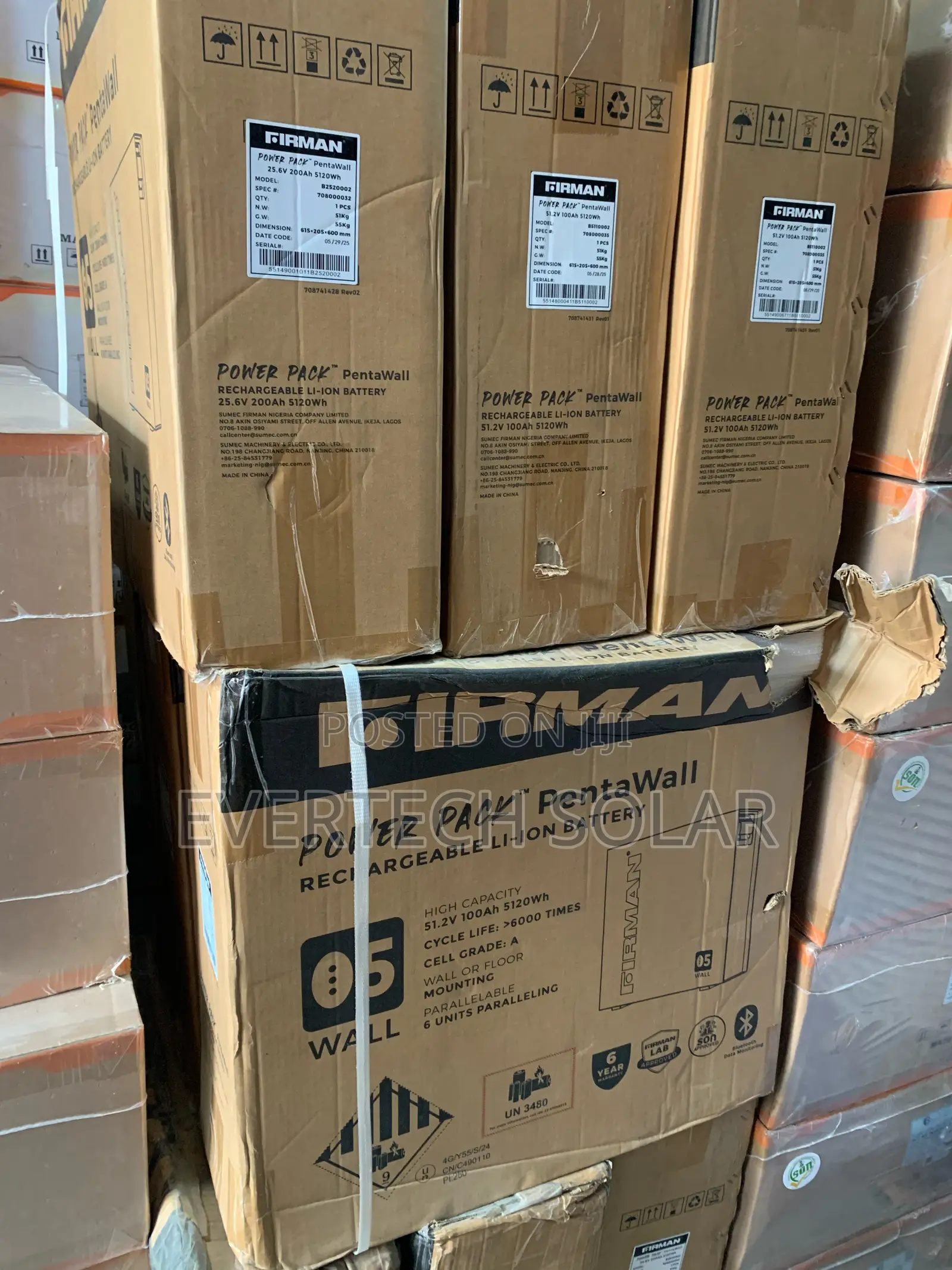 Firman 5kwhs 48v Lithium Ion Battery With Smart BMS